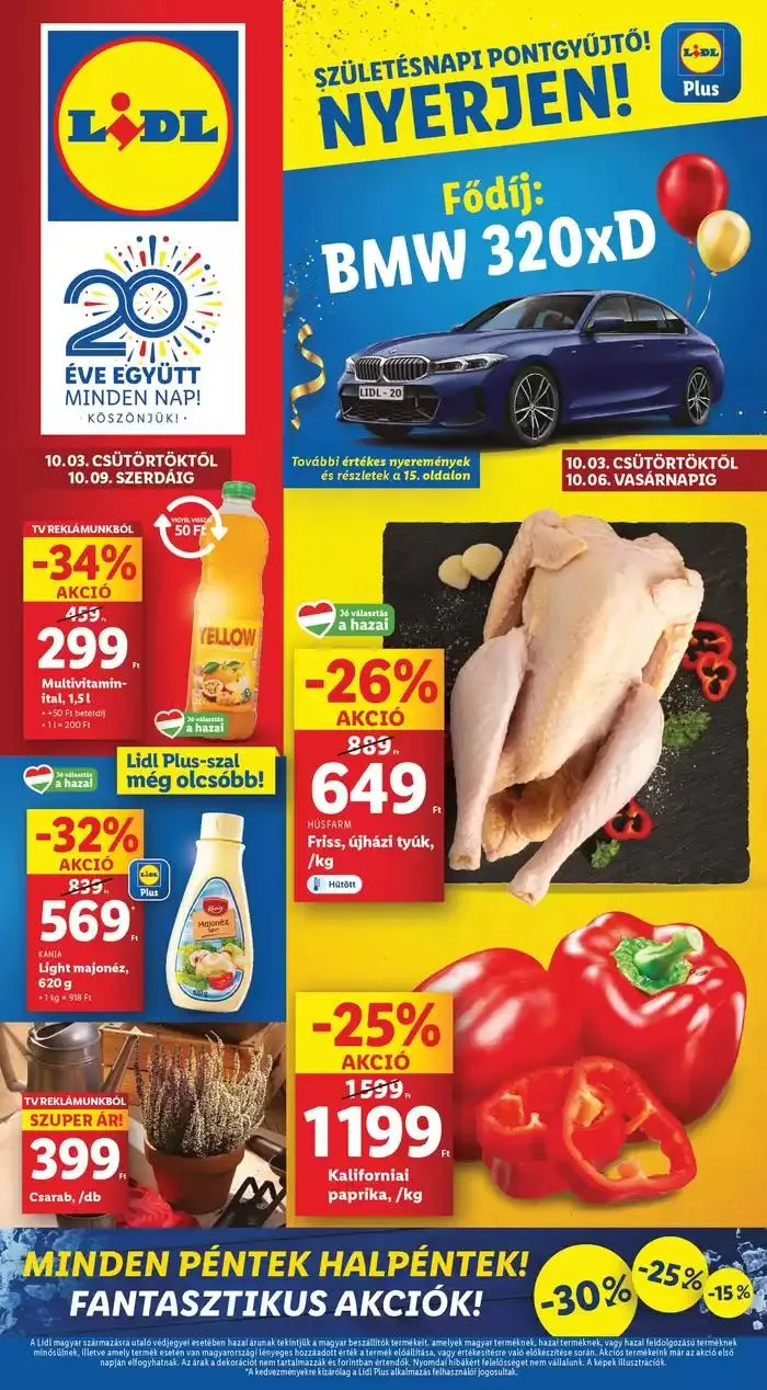 Katalógus Akciós újság – 40. hét október 3.-tól október 9.-ig 2024. - Oldal 1