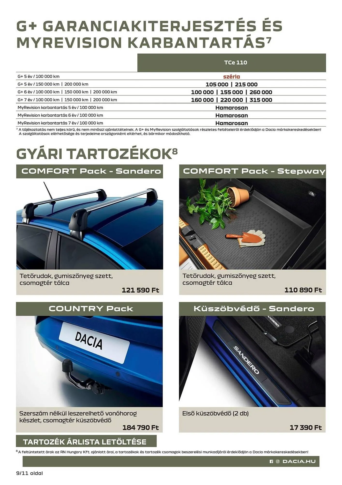 Katalógus Dacia akciós újság március 18.-tól április 2.-ig 2026. - Oldal 9