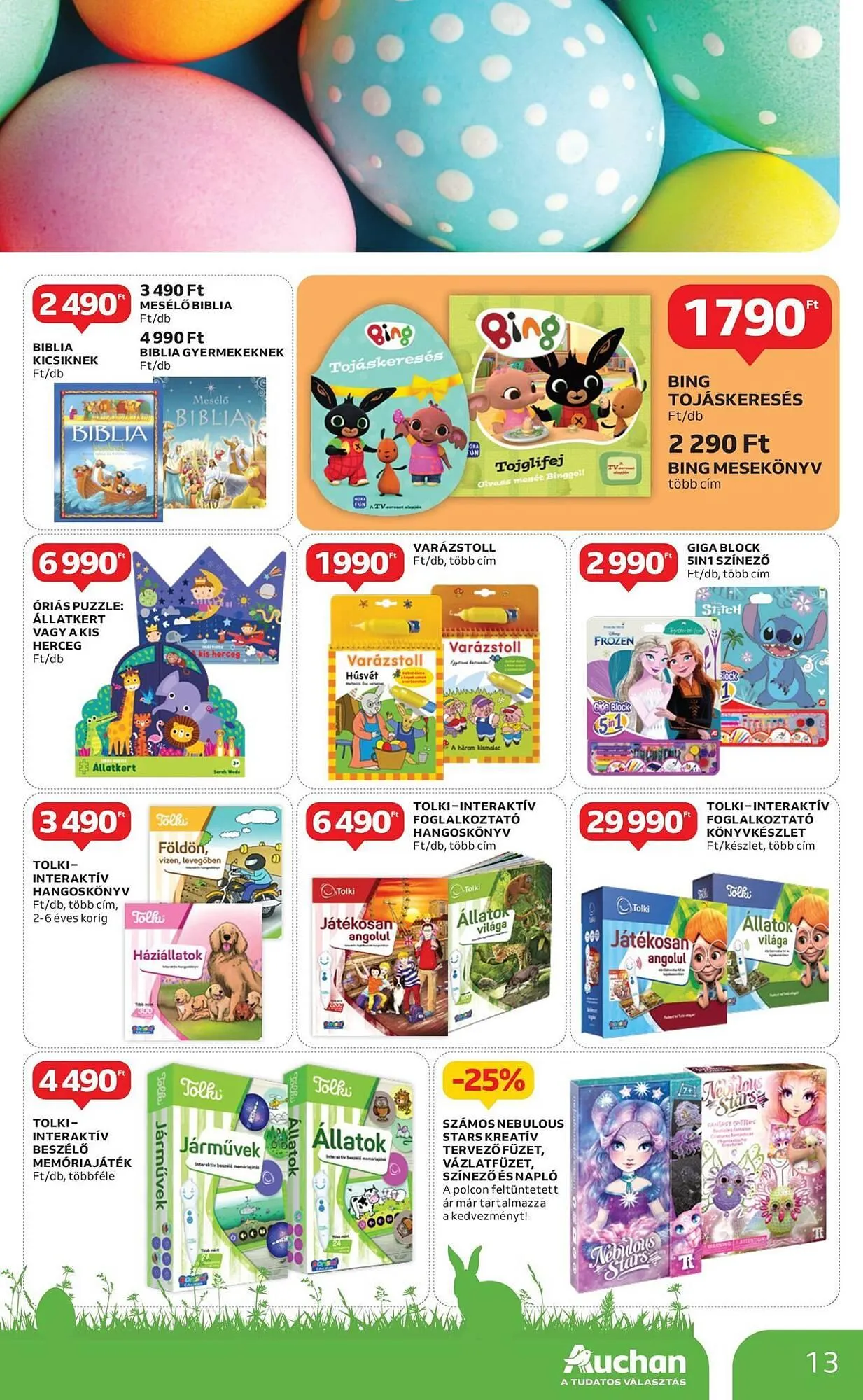 Katalógus Auchan akciós újság március 26.-tól április 19.-ig 2025. - Oldal 13