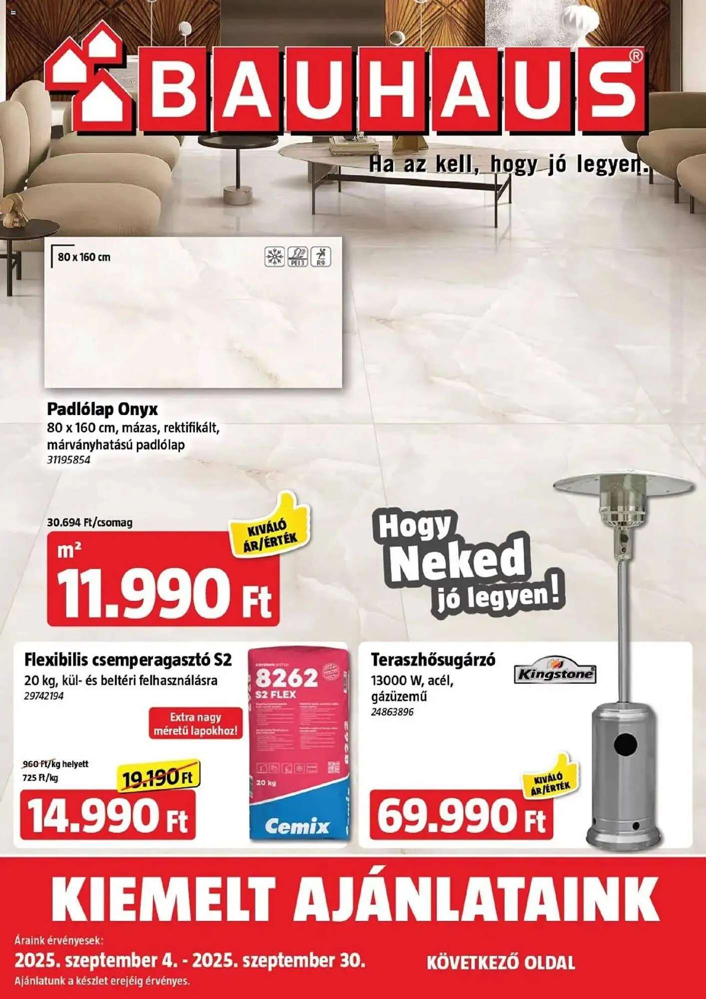 Bauhaus akciós újság - 1