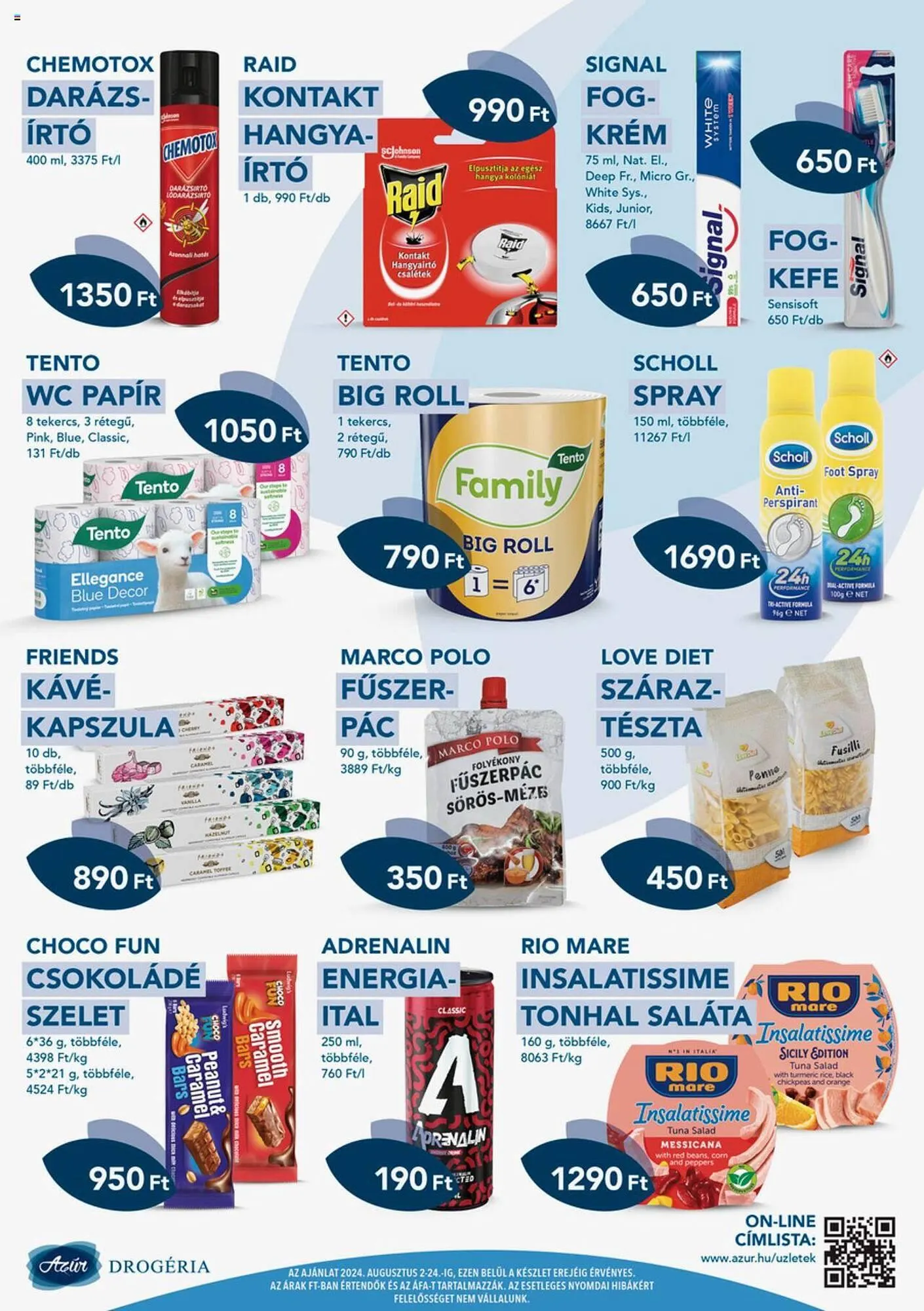 Katalógus Azúr akciós újság augusztus 2.-tól augusztus 24.-ig 2024. - Oldal 4
