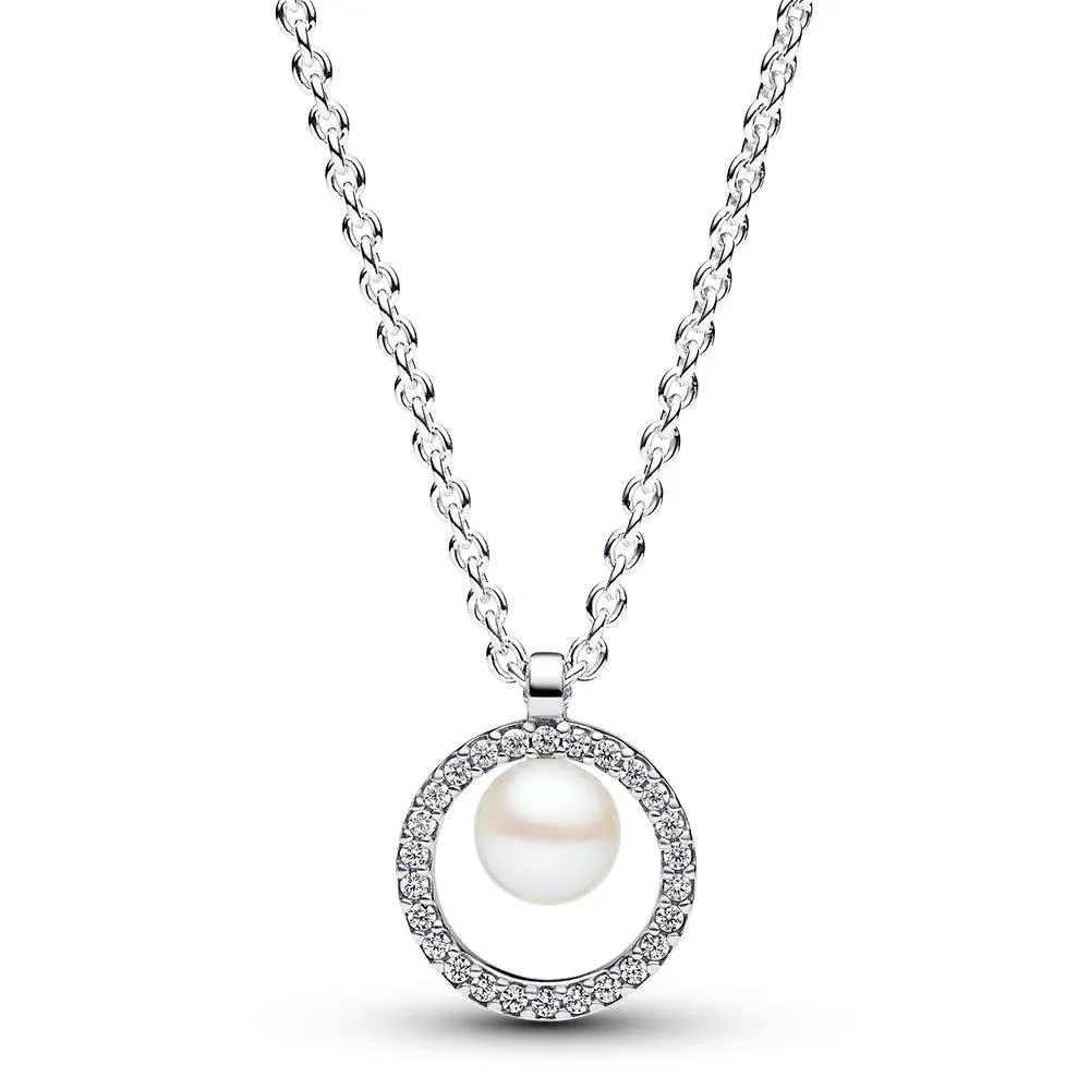 PANDORA Gyöngy és pavé cirkóniák nyaklánc