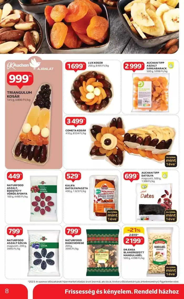 Katalógus Catalog Auchan október 28.-tól november 6.-ig 2024. - Oldal 8