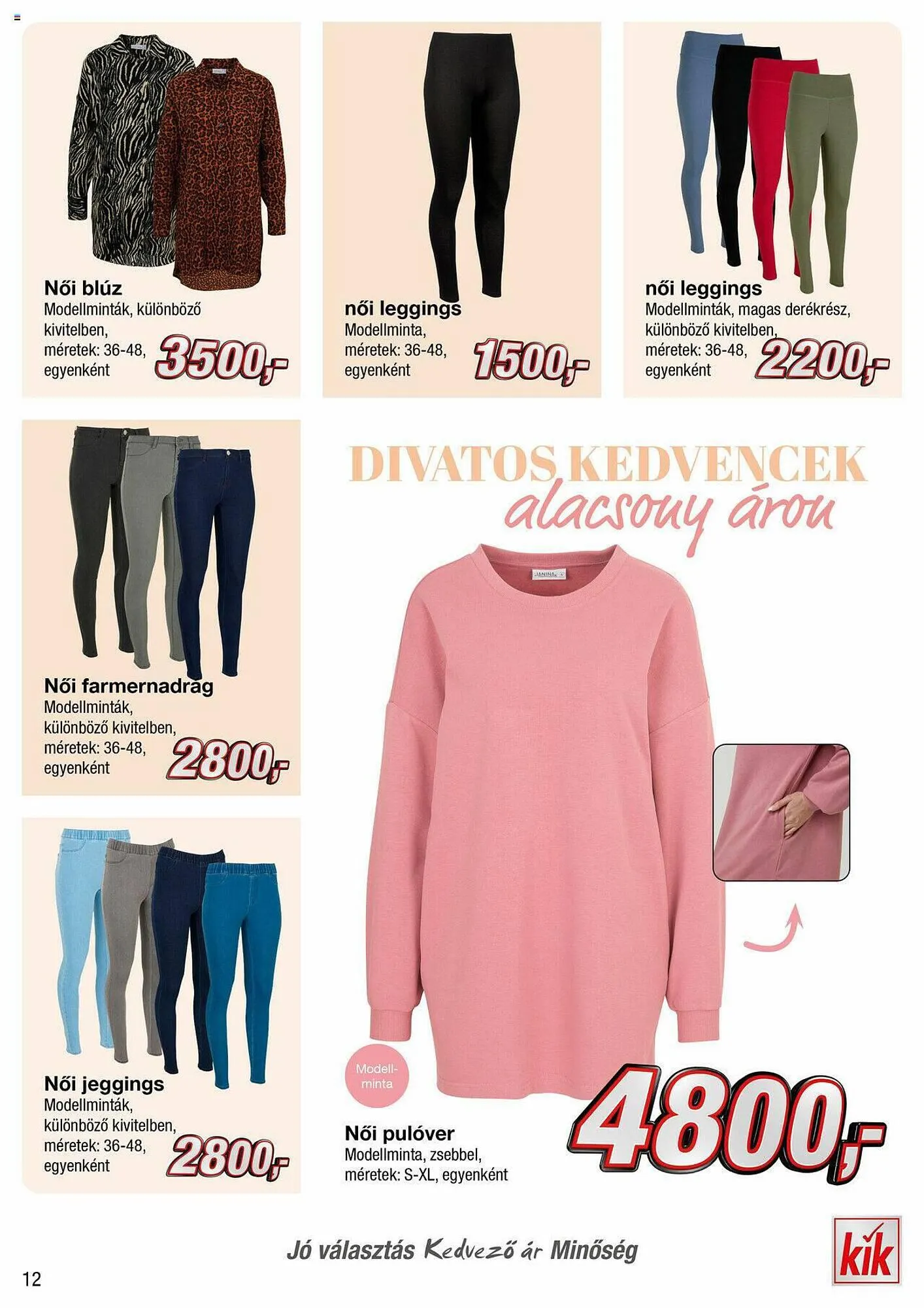 Katalógus Kik akciós újság augusztus 21.-tól szeptember 4.-ig 2023. - Oldal 12