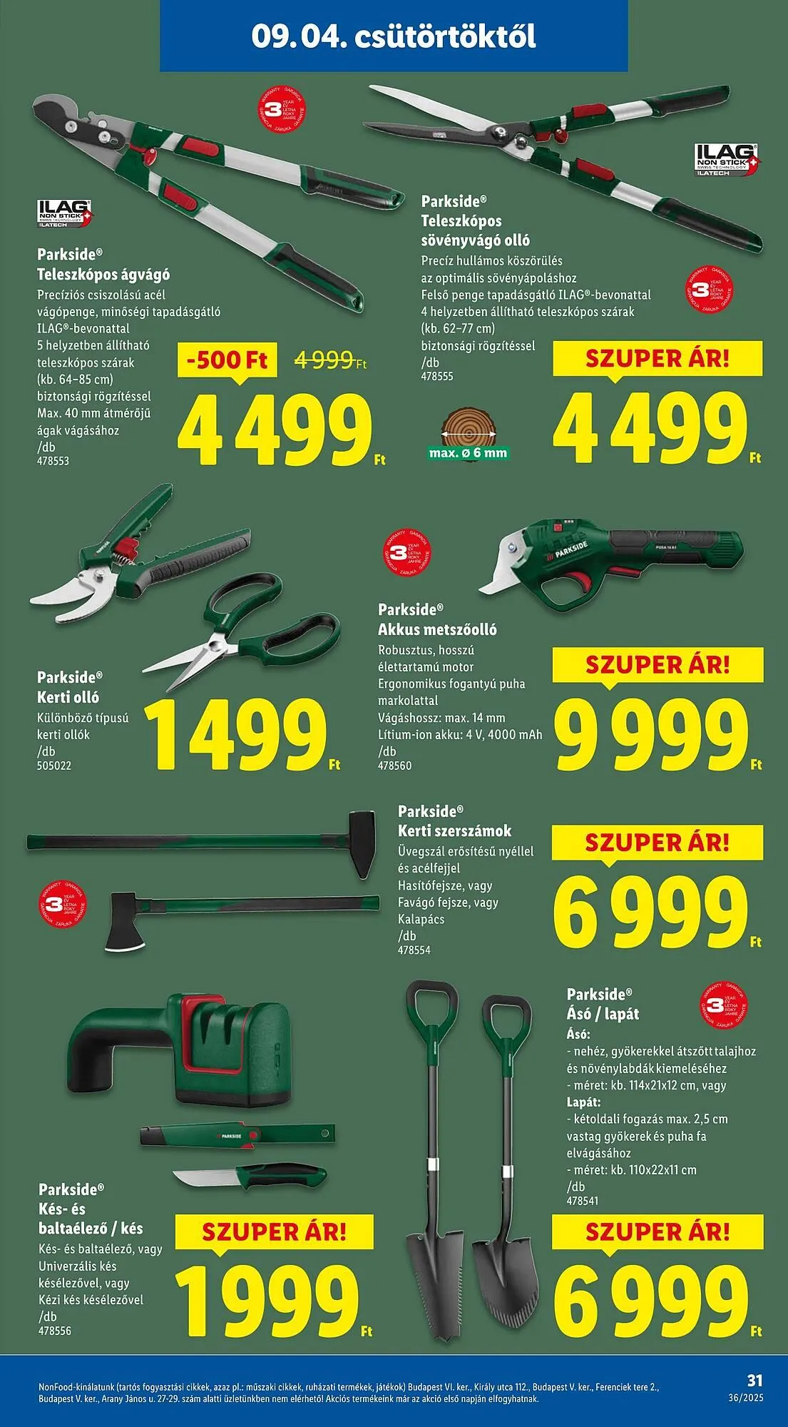 Katalógus Pick-Lidl Nyereményjáték 2025.09.24 akciós újság szeptember 4.-tól szeptember 10.-ig 2025. - Oldal 31