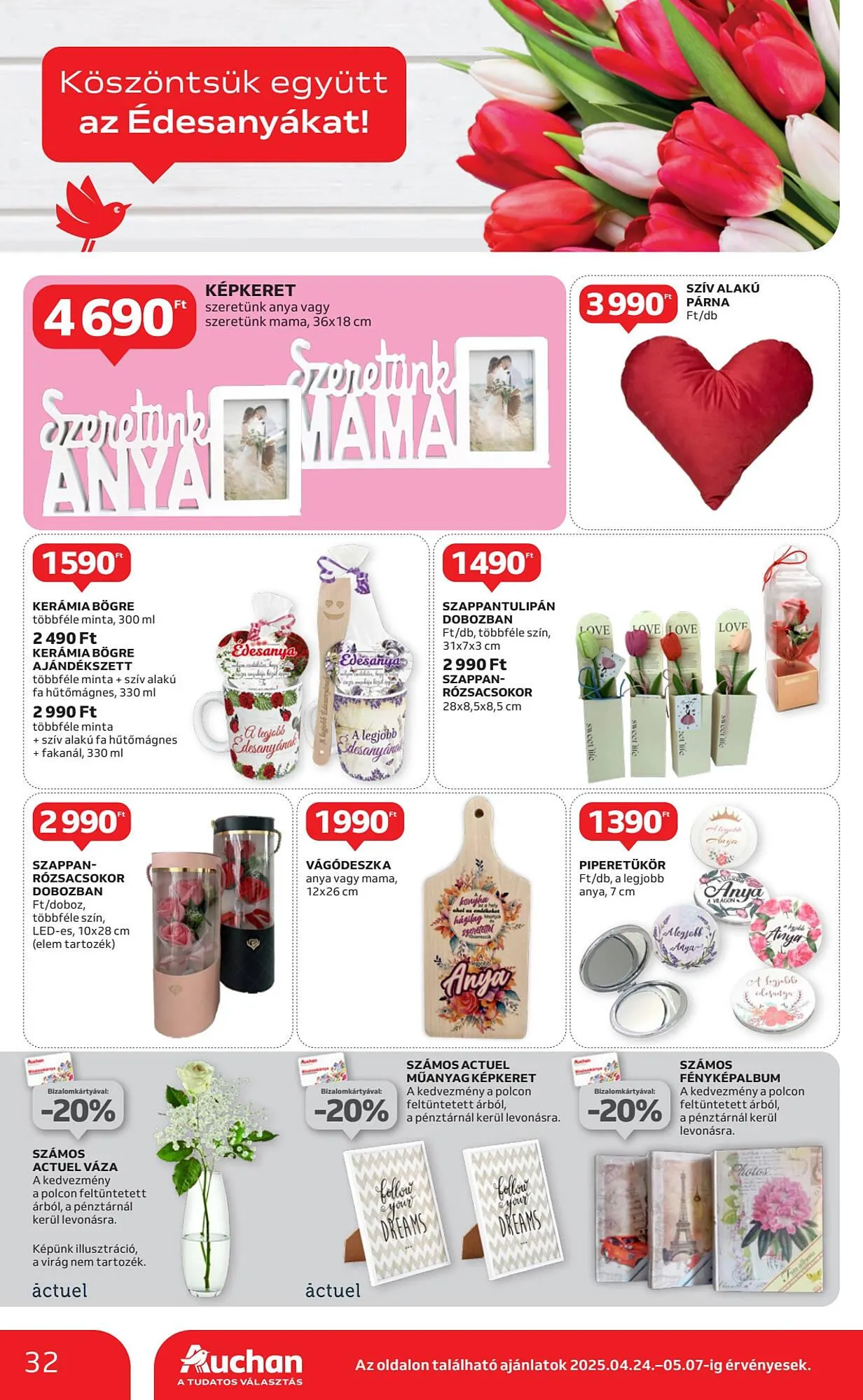 Katalógus Auchan akciós újság április 24.-tól április 30.-ig 2025. - Oldal 32