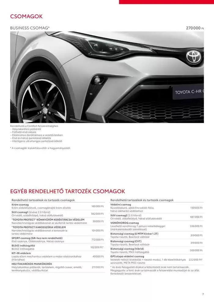 Katalógus Toyota C-HR Hybrid január 17.-tól január 17.-ig 2026. - Oldal 7