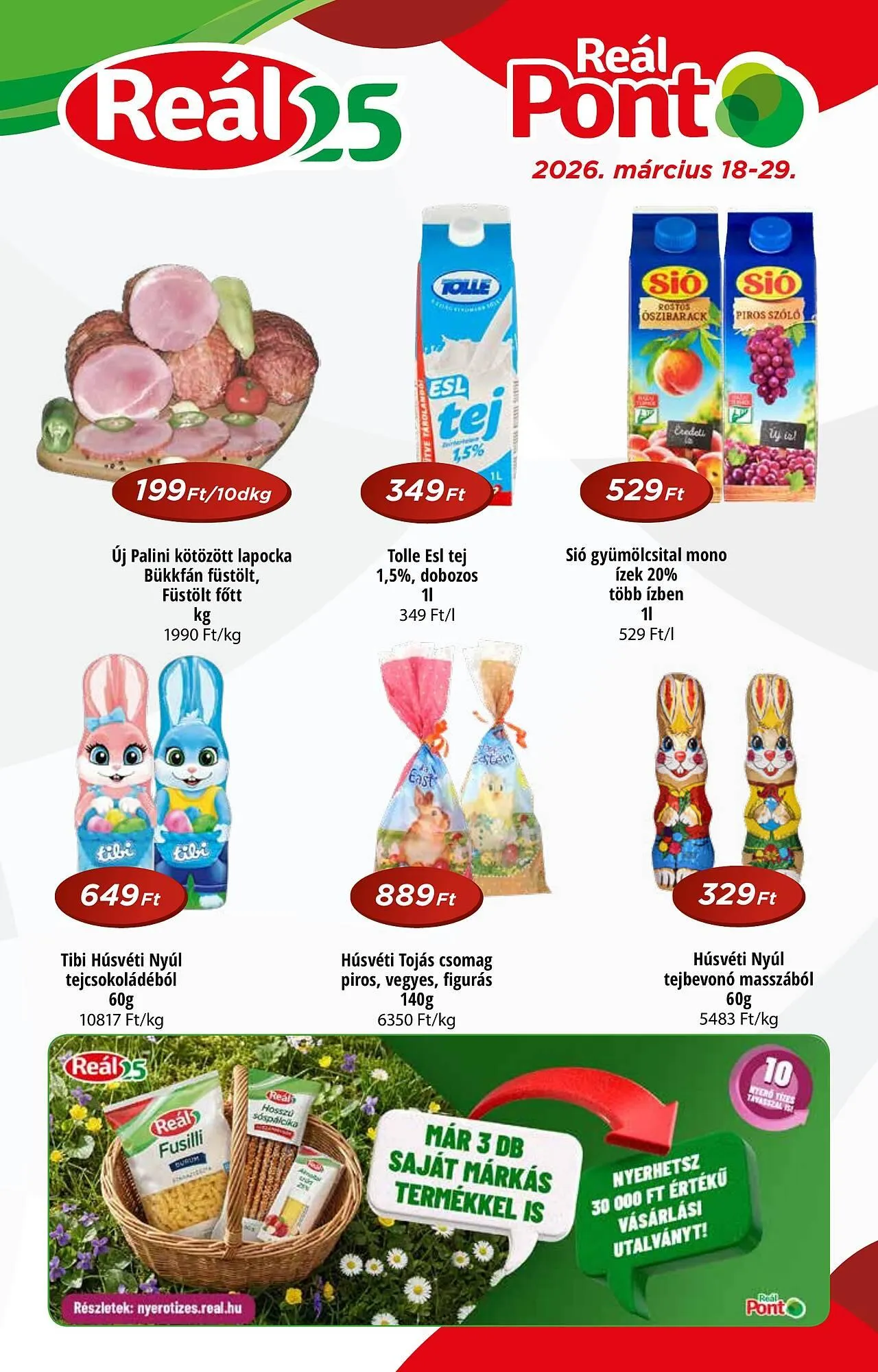 Katalógus Real akciós újság március 18.-tól március 29.-ig 2026. - Oldal 1