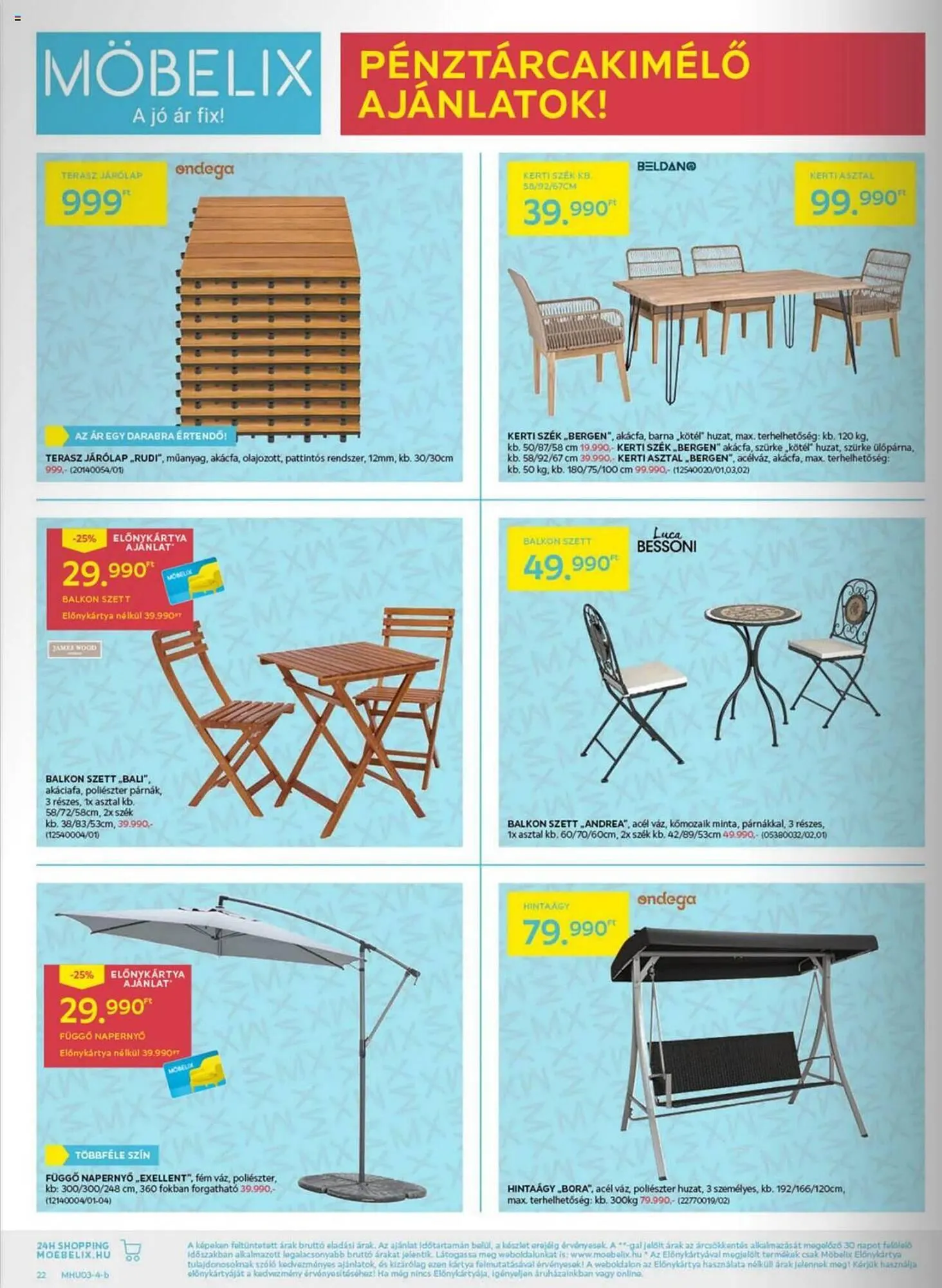 Katalógus Möbelix akciós újság március 18.-tól március 31.-ig 2024. - Oldal 22