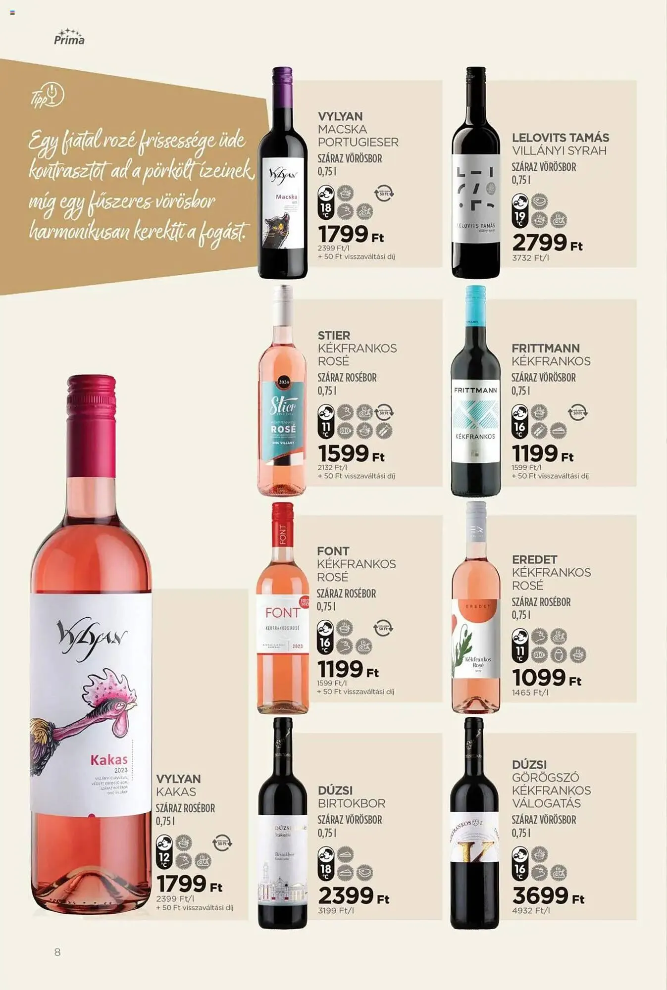 Katalógus Príma akciós újság november 11.-tól december 31.-ig 2024. - Oldal 8