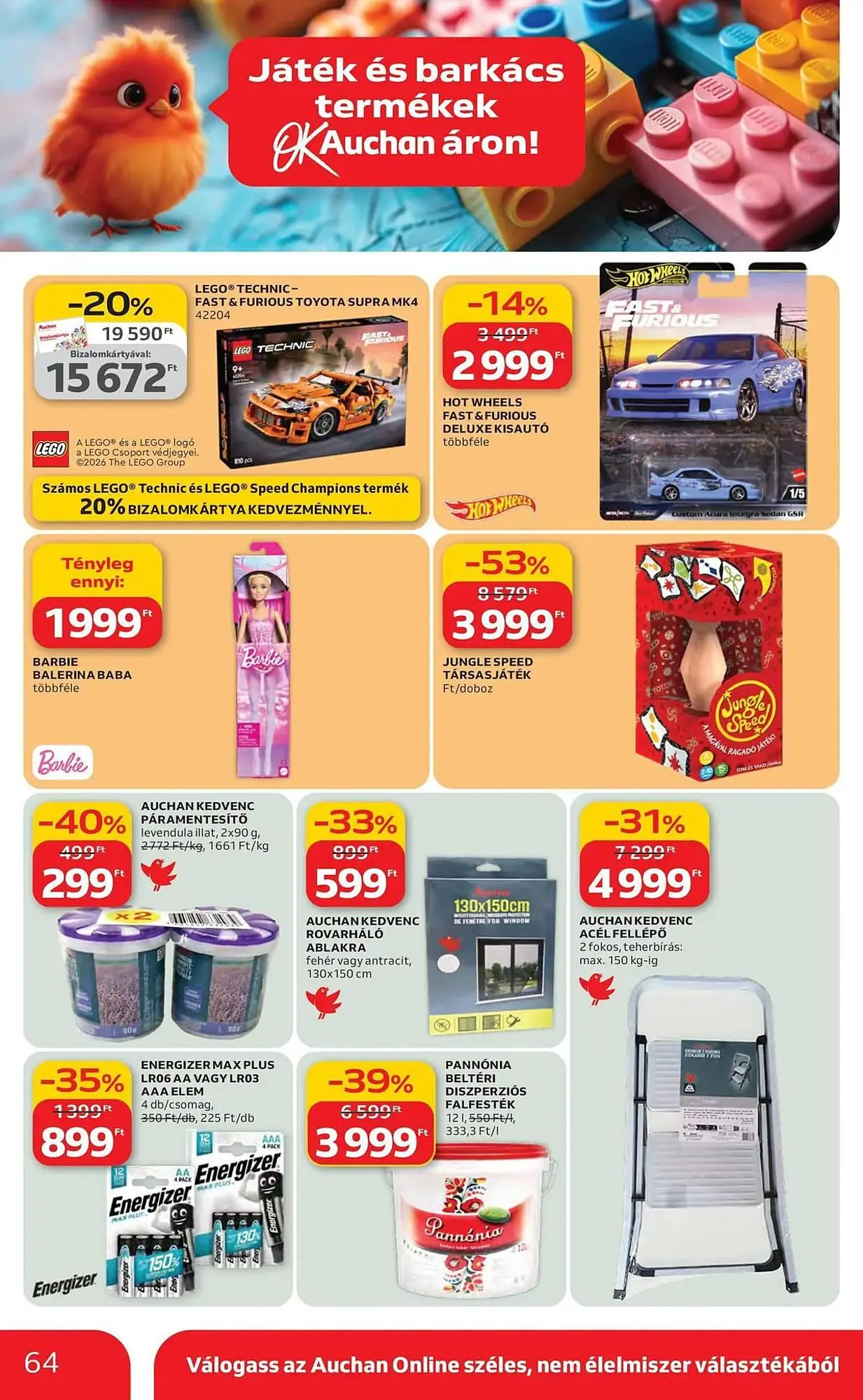 Katalógus Auchan akciós újság március 19.-tól március 25.-ig 2026. - Oldal 64
