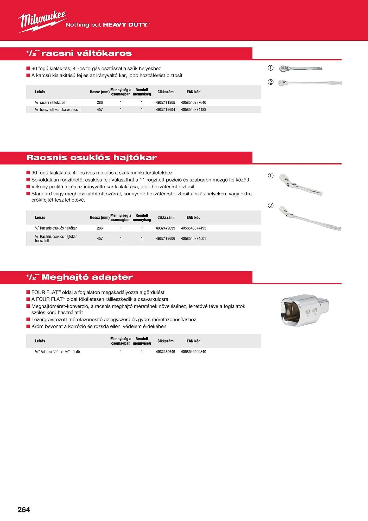 Katalógus Milwaukee akciós újság szeptember 16.-tól december 31.-ig 2025. - Oldal 264