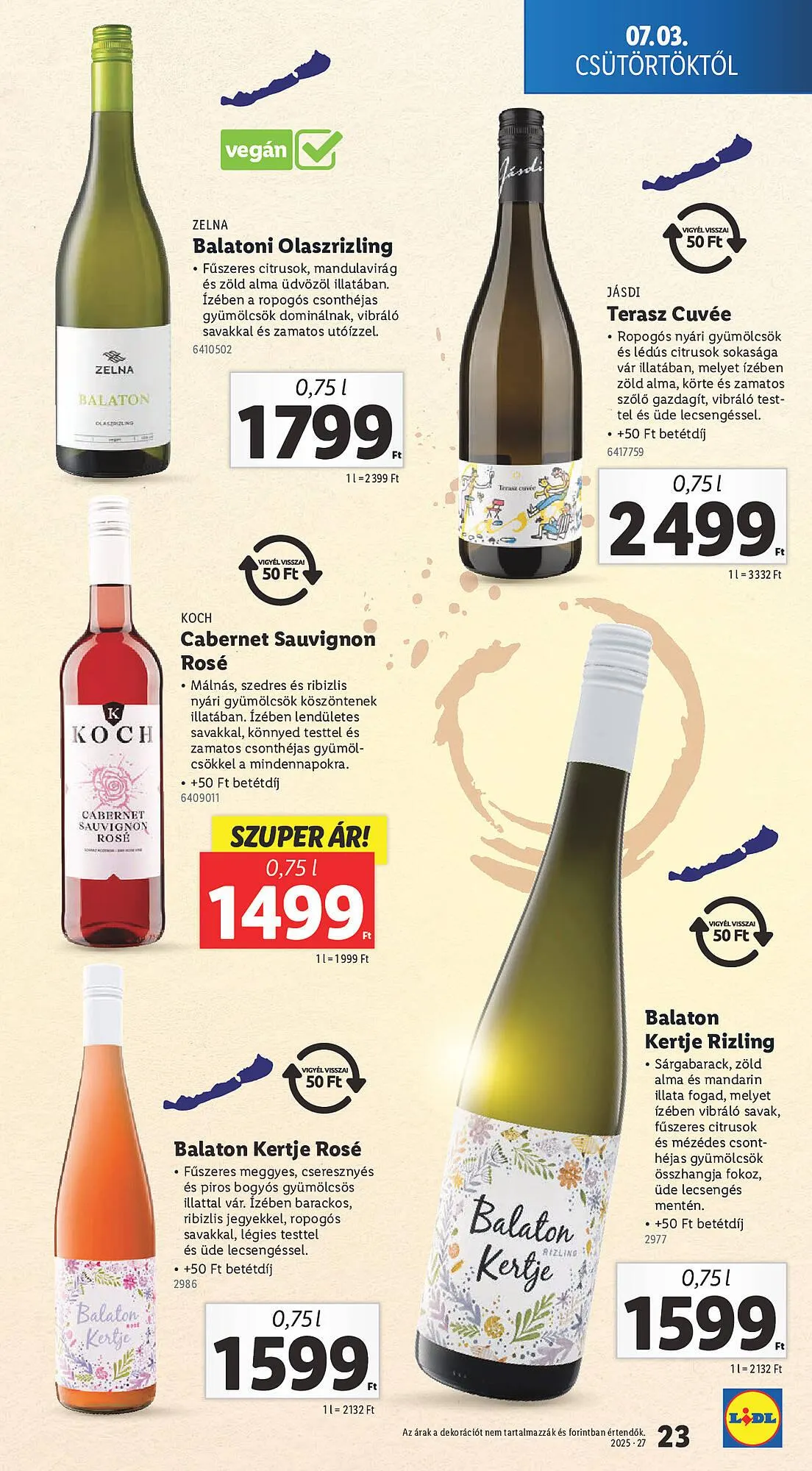 Katalógus Lidl akciós újság július 3.-tól július 9.-ig 2025. - Oldal 23