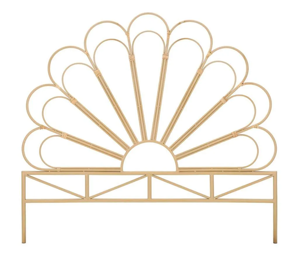 Rattan ágytámla, etno stílusú - PAON2