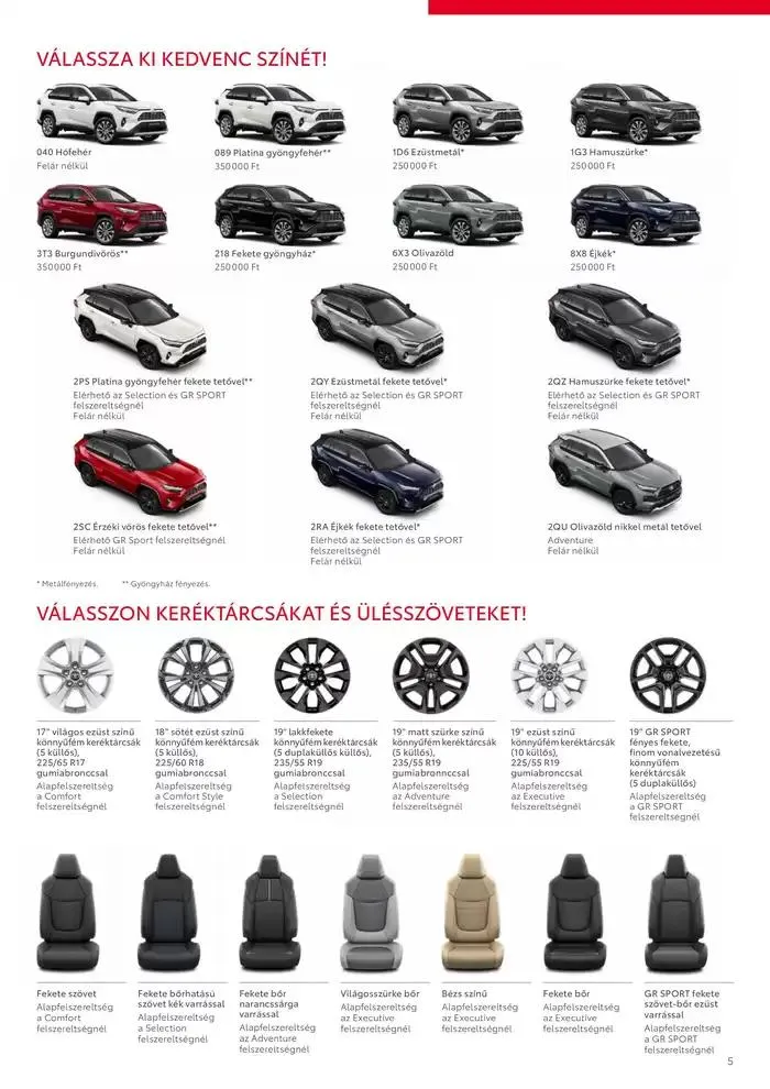 Katalógus Toyota RAV4 HYBRID október 3.-tól október 3.-ig 2025. - Oldal 5
