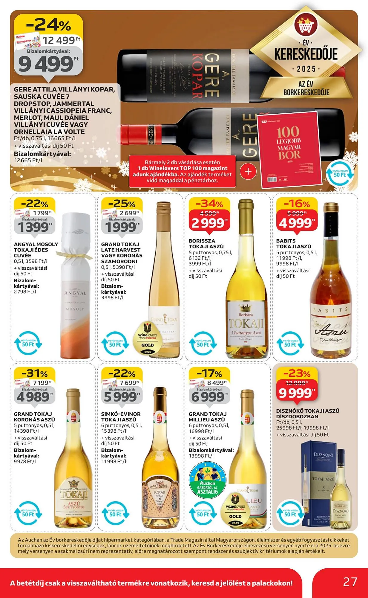 Katalógus Auchan akciós újság november 20.-tól december 24.-ig 2025. - Oldal 27