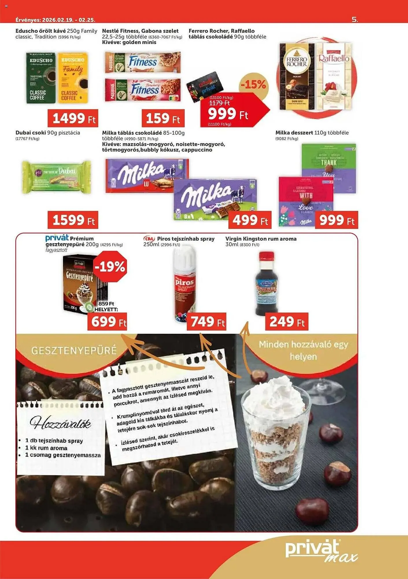 Katalógus PRIVÁT akciós újság február 19.-tól február 25.-ig 2026. - Oldal 5