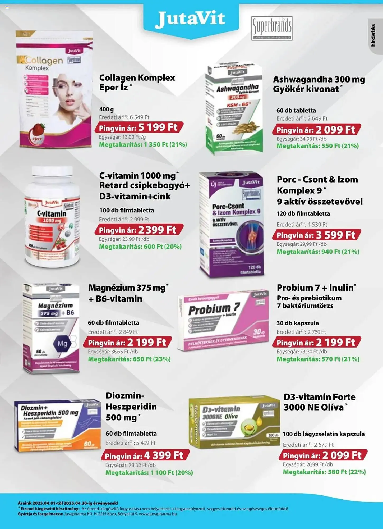Katalógus Pingvin Patika akciós újság április 1.-tól április 30.-ig 2025. - Oldal 7