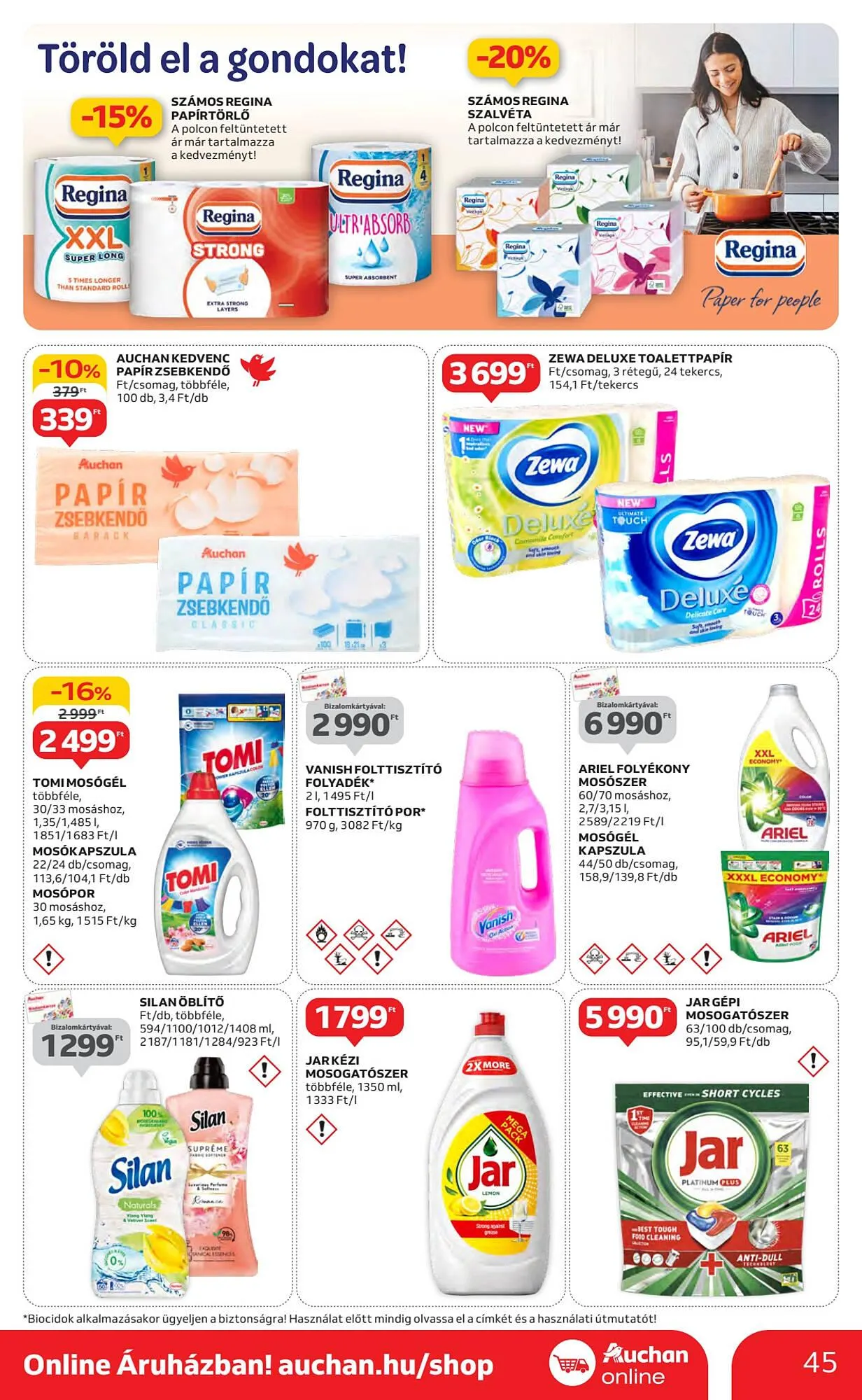 Katalógus Auchan akciós újság május 8.-tól május 14.-ig 2025. - Oldal 45
