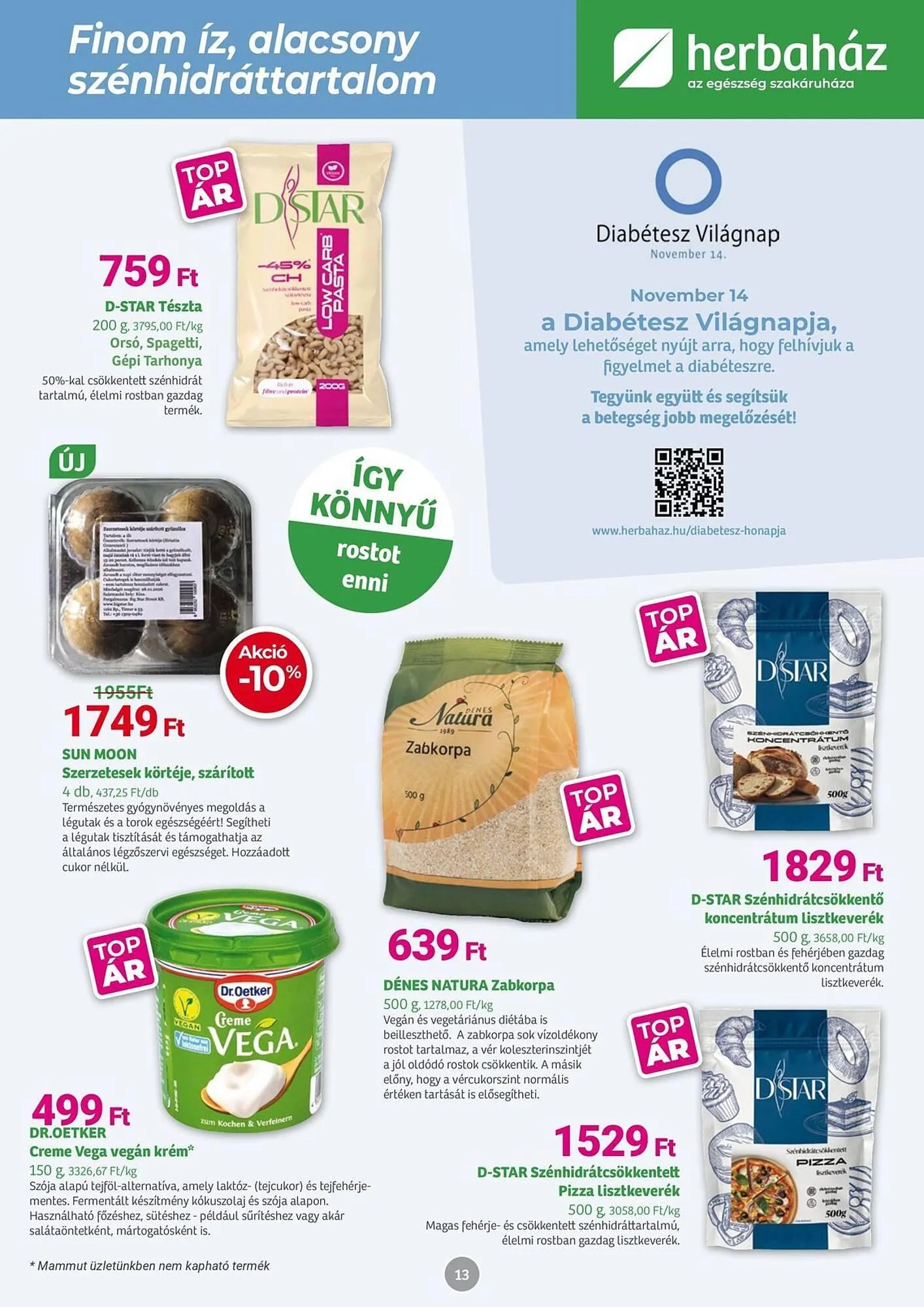 Katalógus Herbaház akciós újság november 3.-tól november 30.-ig 2025. - Oldal 13