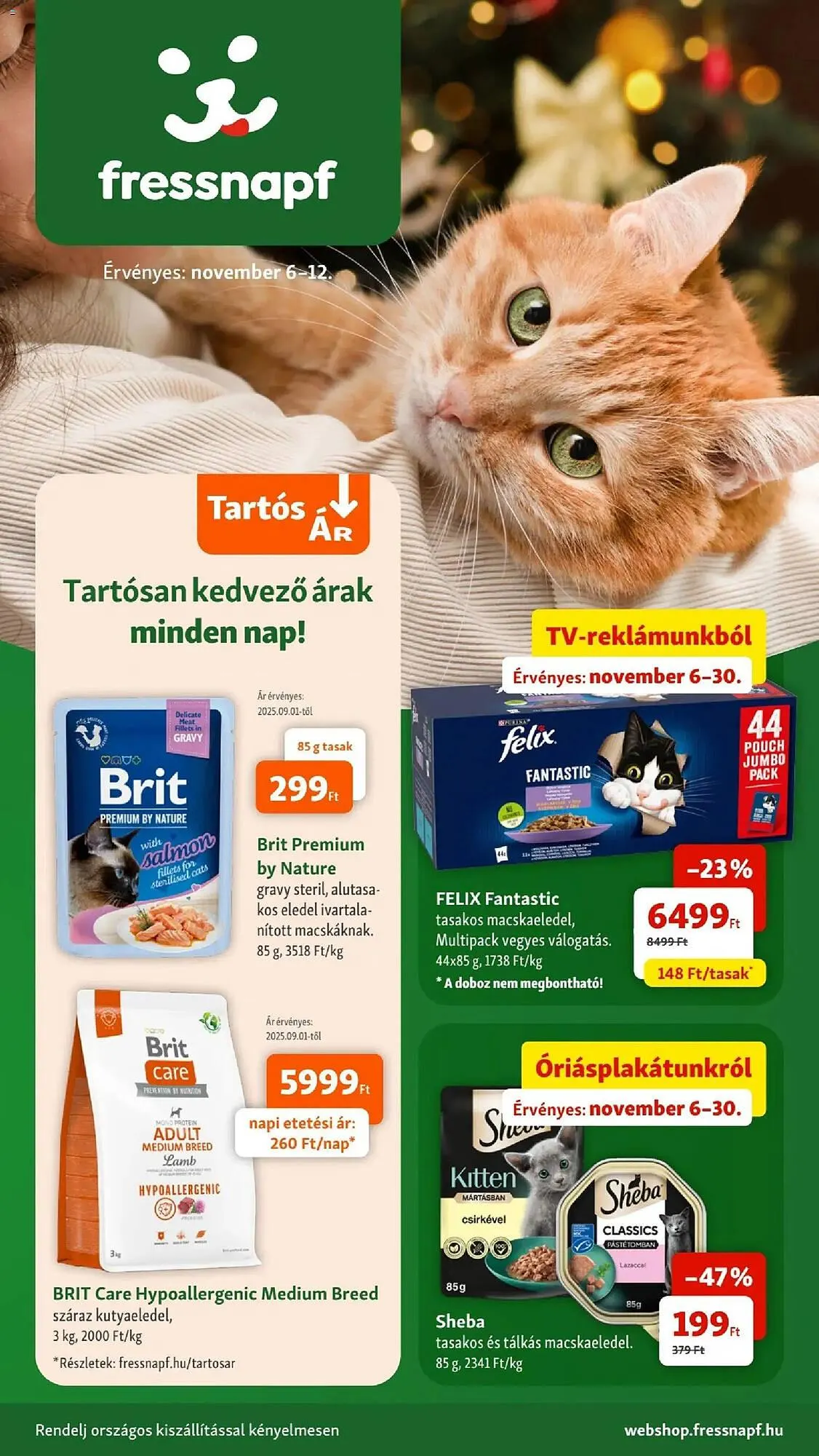 Katalógus Fressnapf akciós újság november 6.-tól november 12.-ig 2025. - Oldal 1