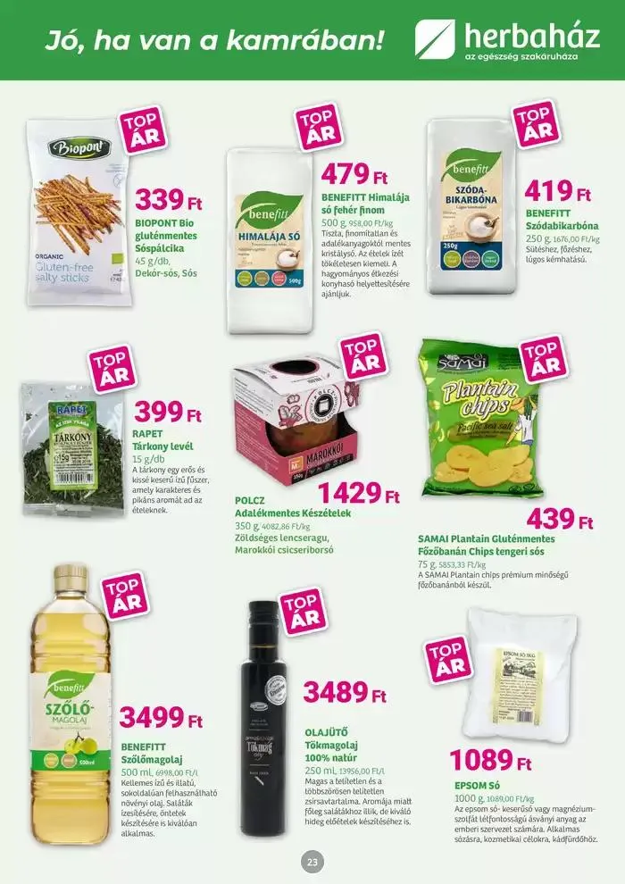 Katalógus Top Ar február 3.-tól március 2.-ig 2025. - Oldal 23
