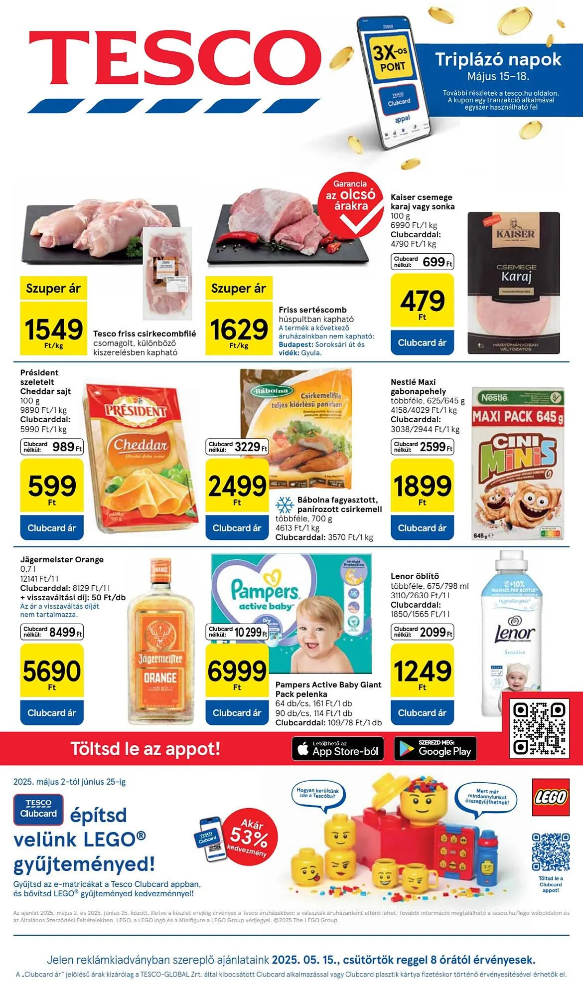 Katalógus Tesco akciós újság május 15.-tól május 21.-ig 2025. - Oldal 1