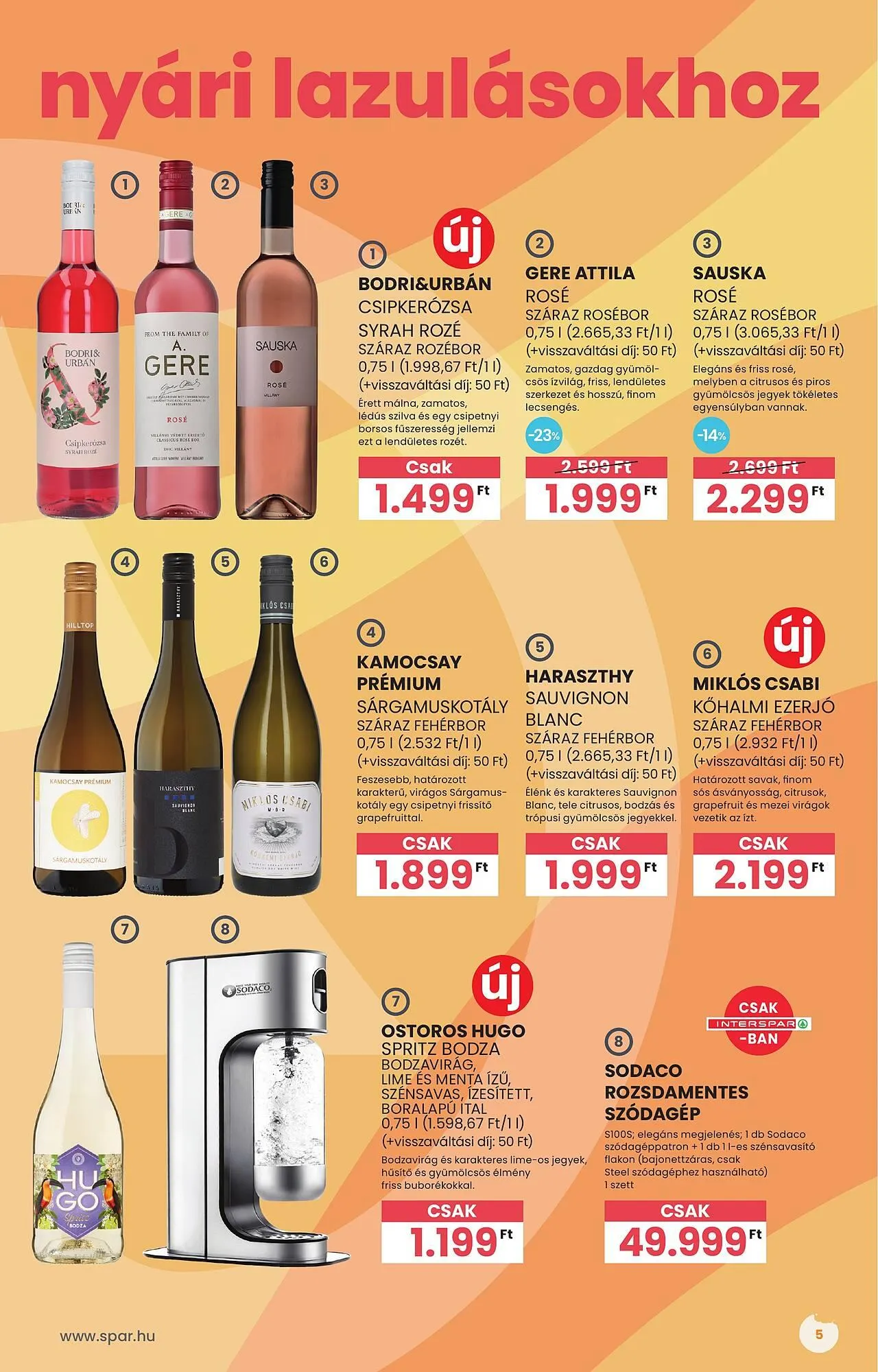 Katalógus Interspar akciós újság július 3.-tól július 30.-ig 2025. - Oldal 5