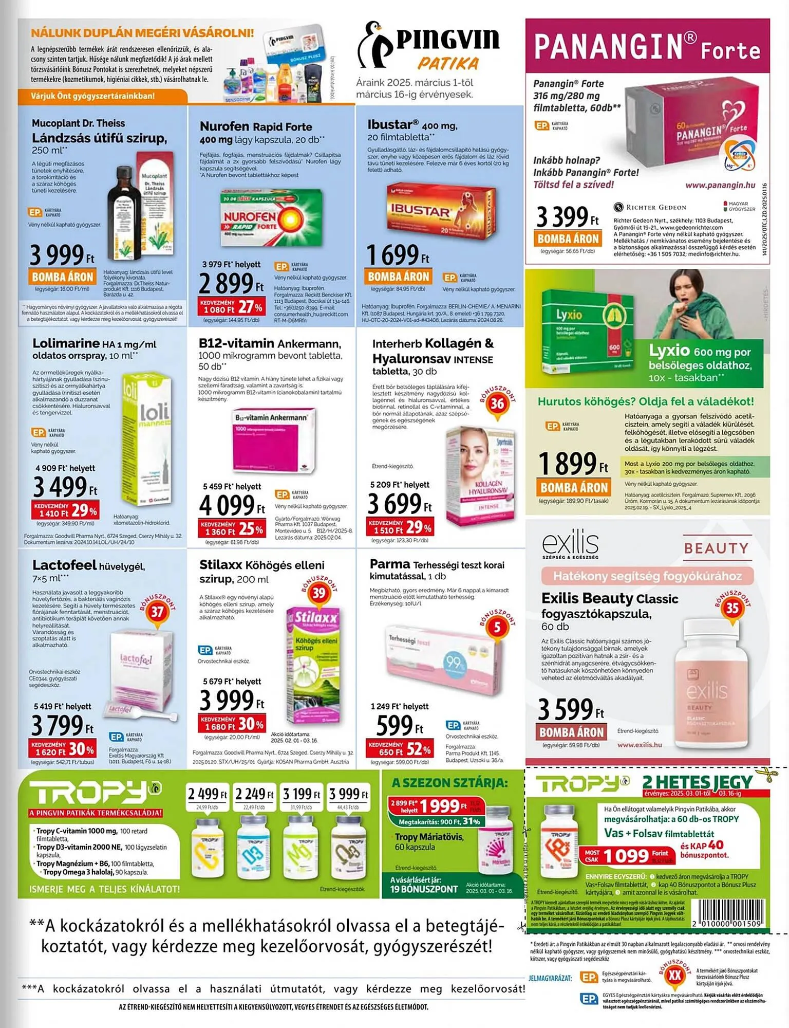 Katalógus Pingvin Patika akciós újság március 1.-tól március 16.-ig 2025. - Oldal 3
