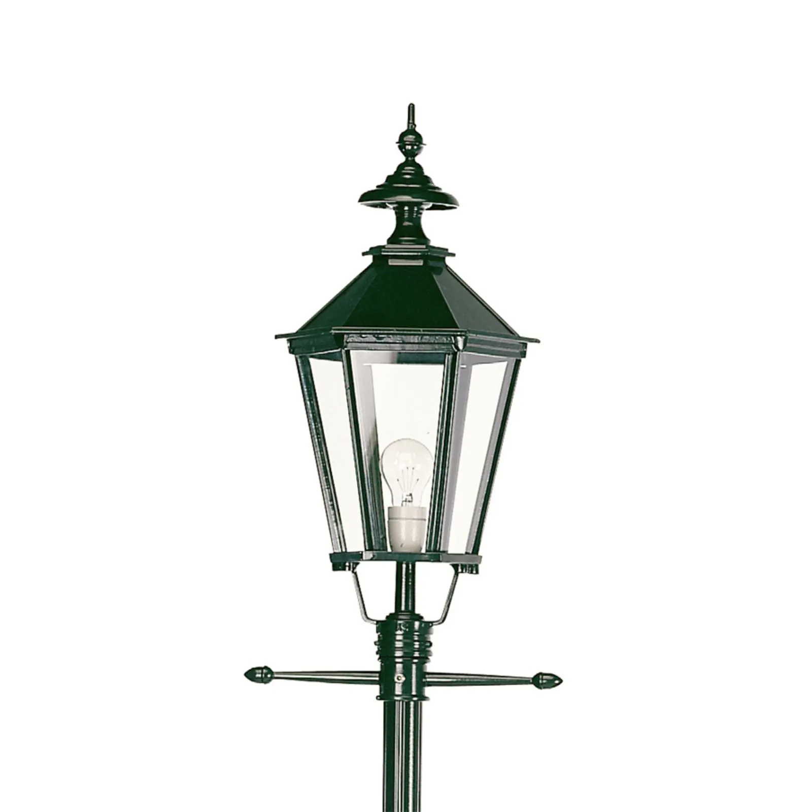 Pólusvilágítás Manchester 1-lámpás zöld