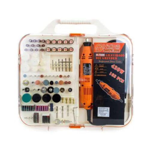 Haina Gravírozó ,polirozó,csiszoló készlet 163 Részes 420W H-7009