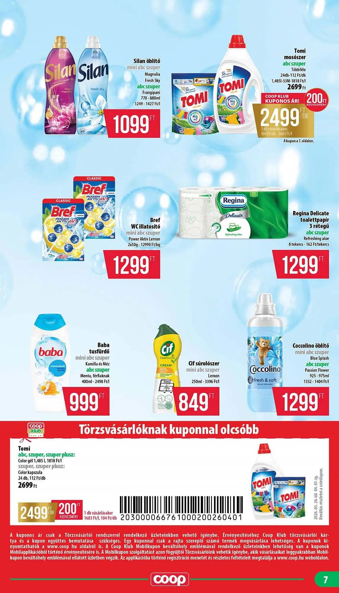 Katalógus Coop akciós újság március 26.-tól április 1.-ig 2026. - Oldal 7
