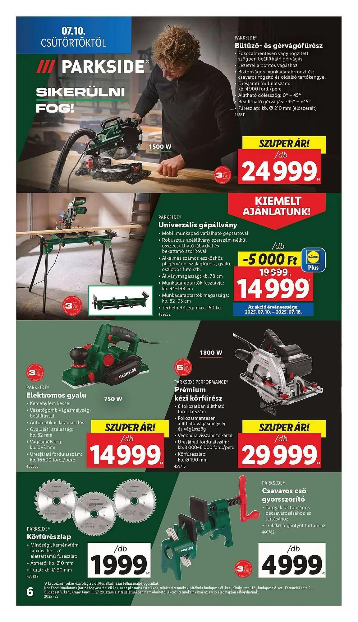 Katalógus Lidl akciós újság július 10.-tól július 16.-ig 2025. - Oldal 6