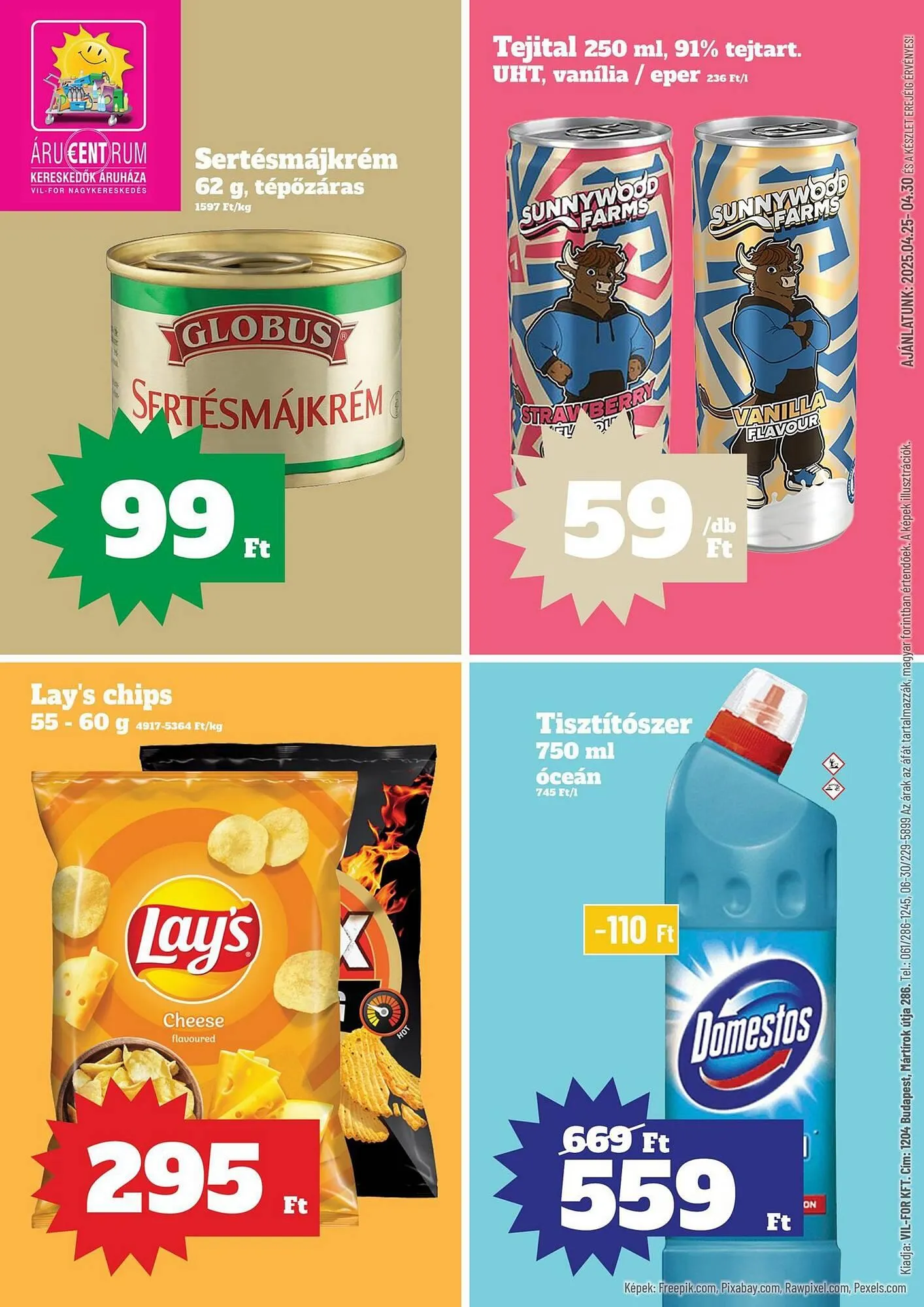 Vil-For akciós újság - 1