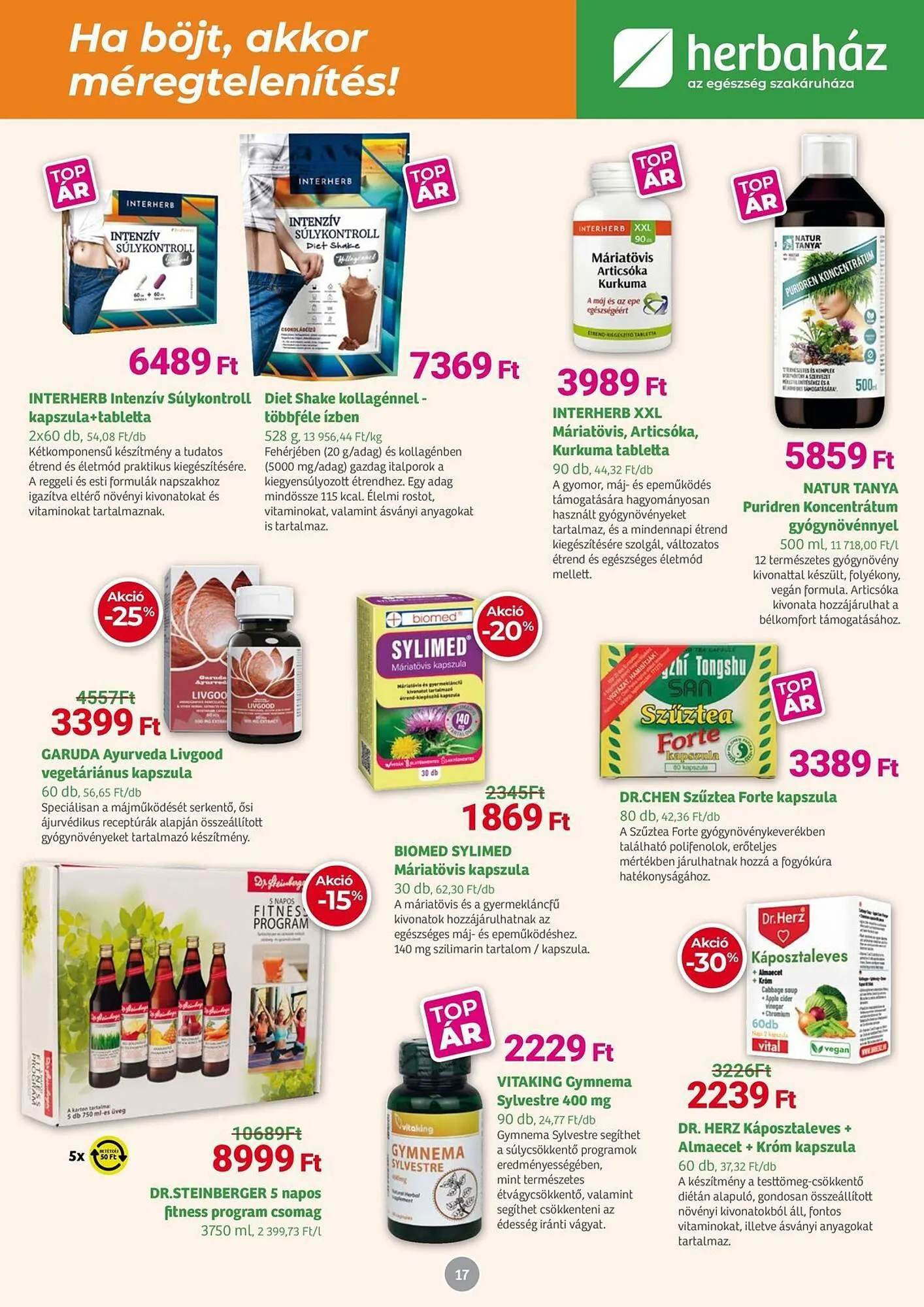 Katalógus Herbaház akciós újság március 4.-tól április 6.-ig 2026. - Oldal 17