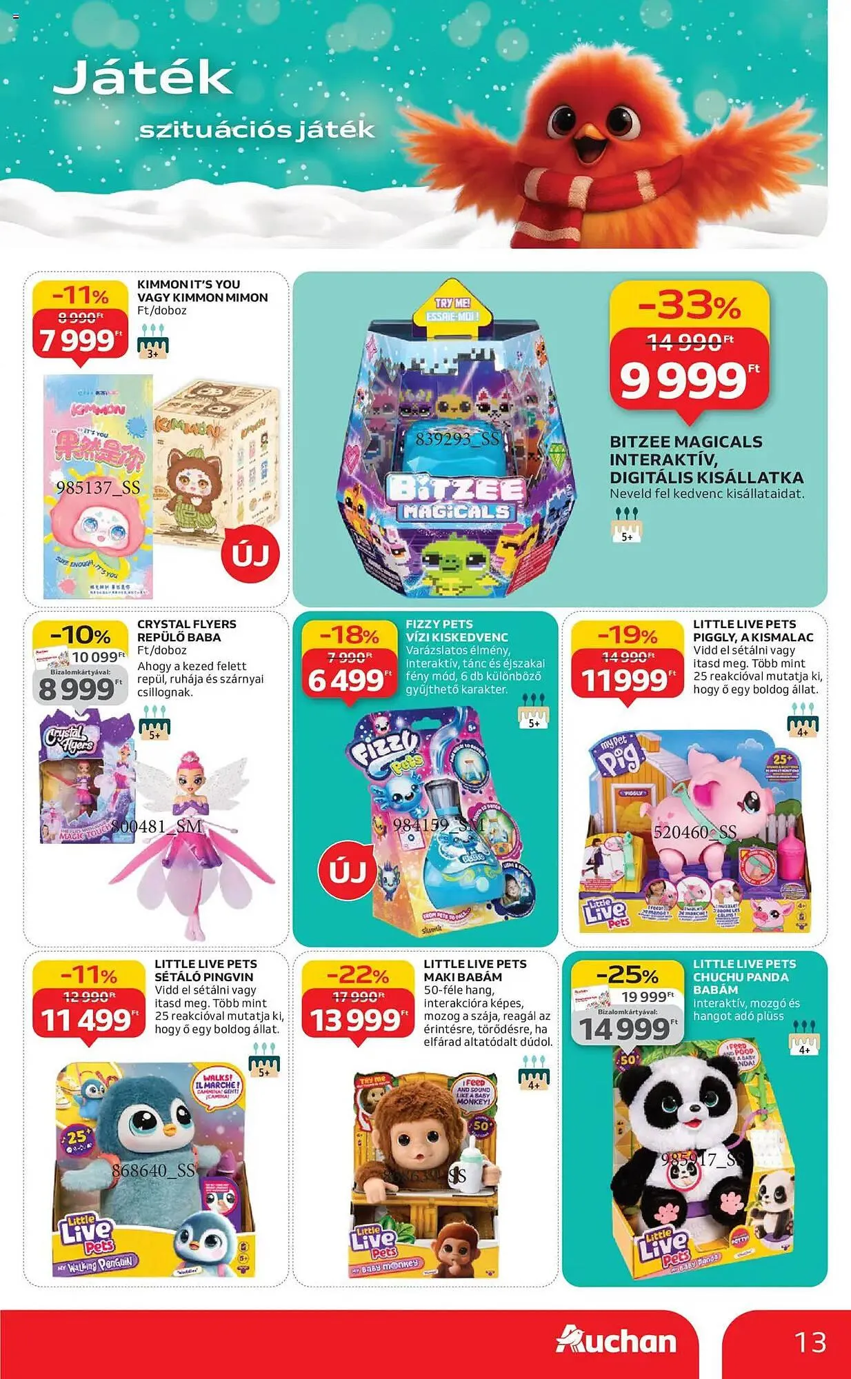 Katalógus Auchan akciós újság október 24.-tól november 26.-ig 2025. - Oldal 13