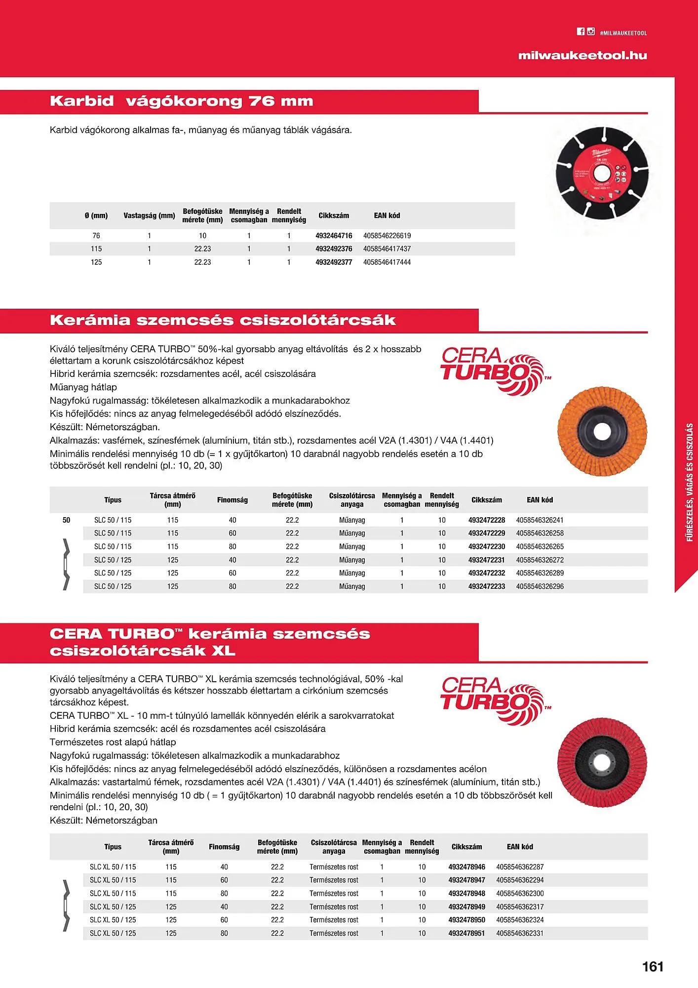 Katalógus Milwaukeetool akciós újság augusztus 14.-tól december 31.-ig 2024. - Oldal 161