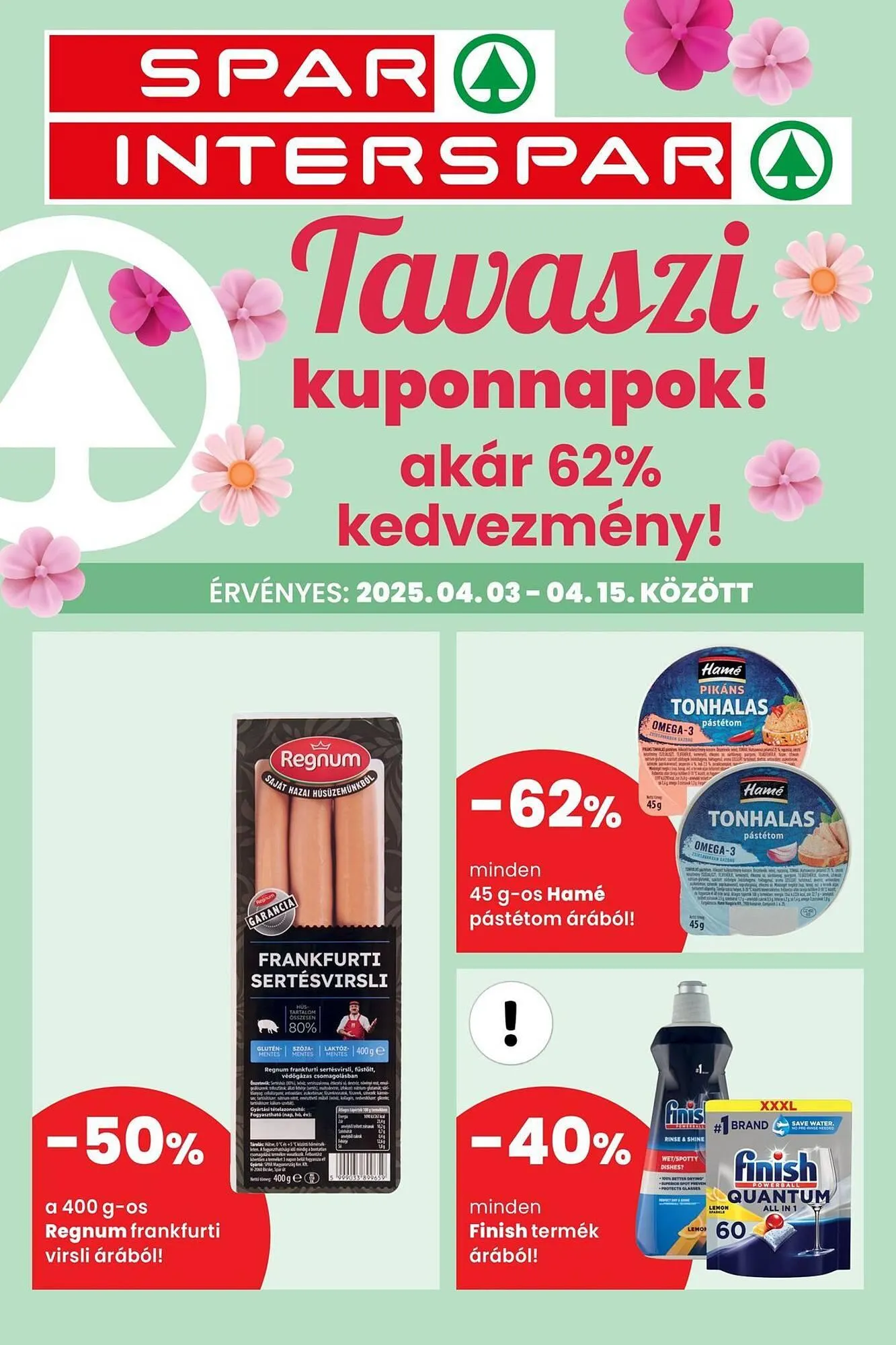Katalógus Spar akciós újság április 3.-tól április 15.-ig 2025. - Oldal 1