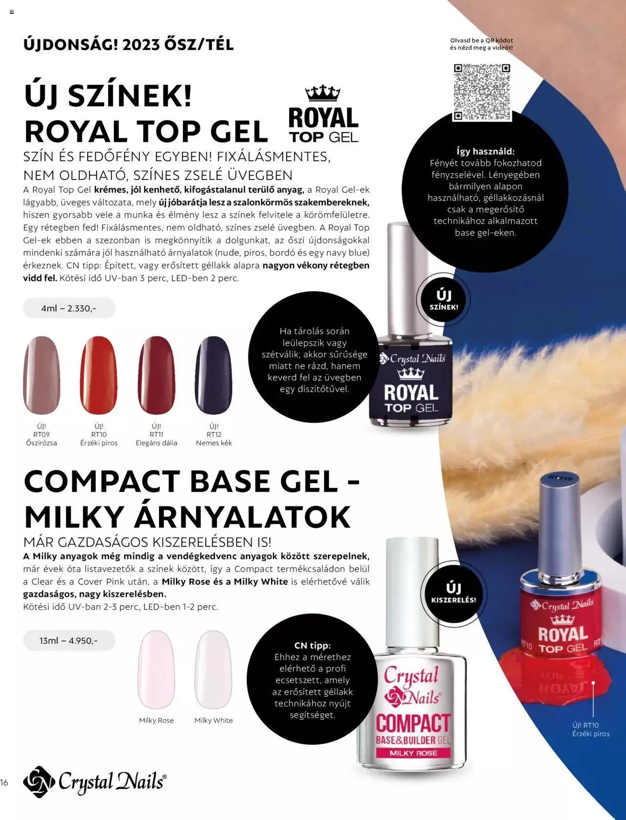 Katalógus Crystal Nails - Ősz/Tél katalógus 2023 szeptember 4.-tól december 31.-ig 2023. - Oldal 16
