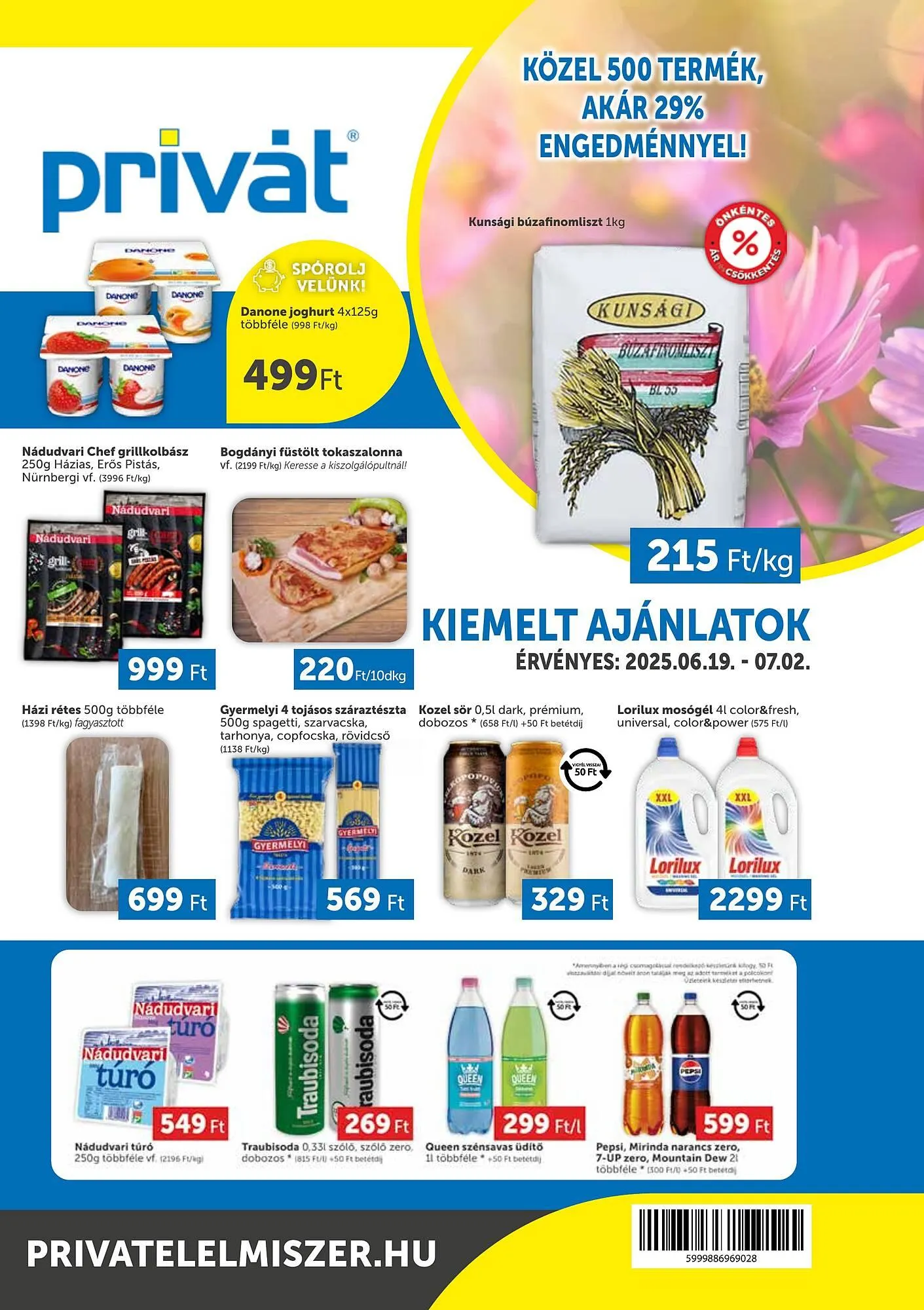 Katalógus PRIVÁT akciós újság június 19.-tól július 2.-ig 2025. - Oldal 1