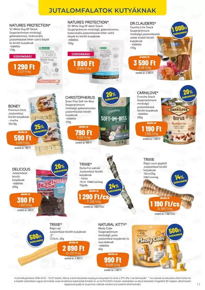 Katalógus Magazine Alphazoo október 21.-tól október 27.-ig 2024. - Oldal 11