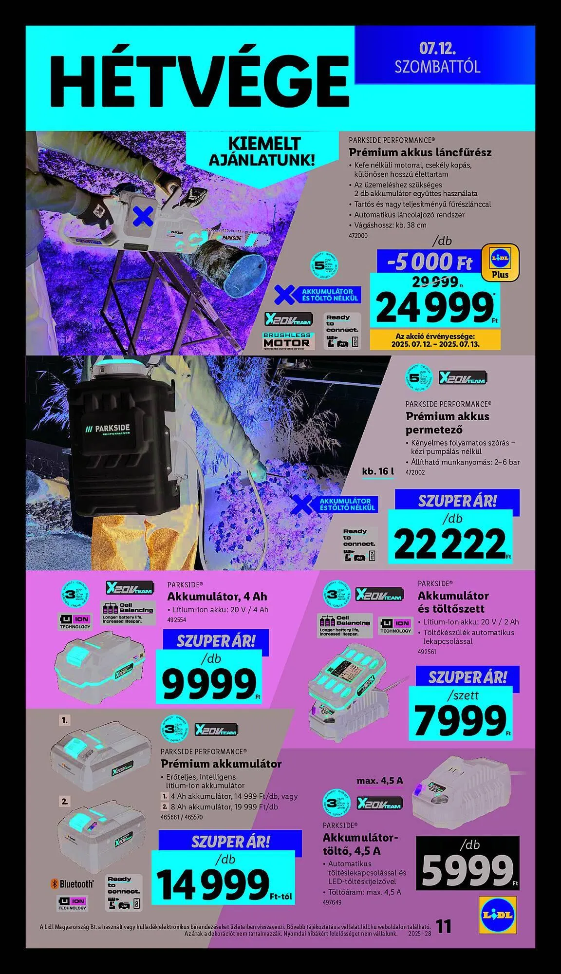 Katalógus Lidl akciós újság július 10.-tól július 16.-ig 2025. - Oldal 11