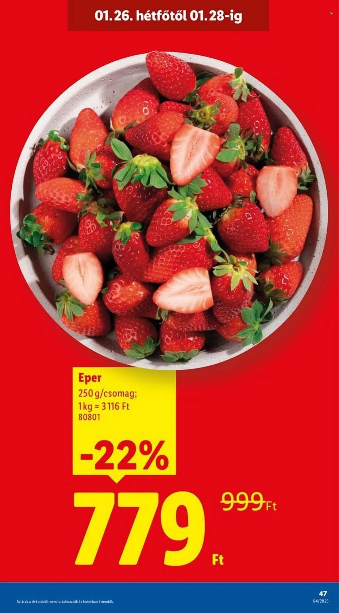 Katalógus Lidl akciós újság január 22.-tól január 28.-ig 2026. - Oldal 47