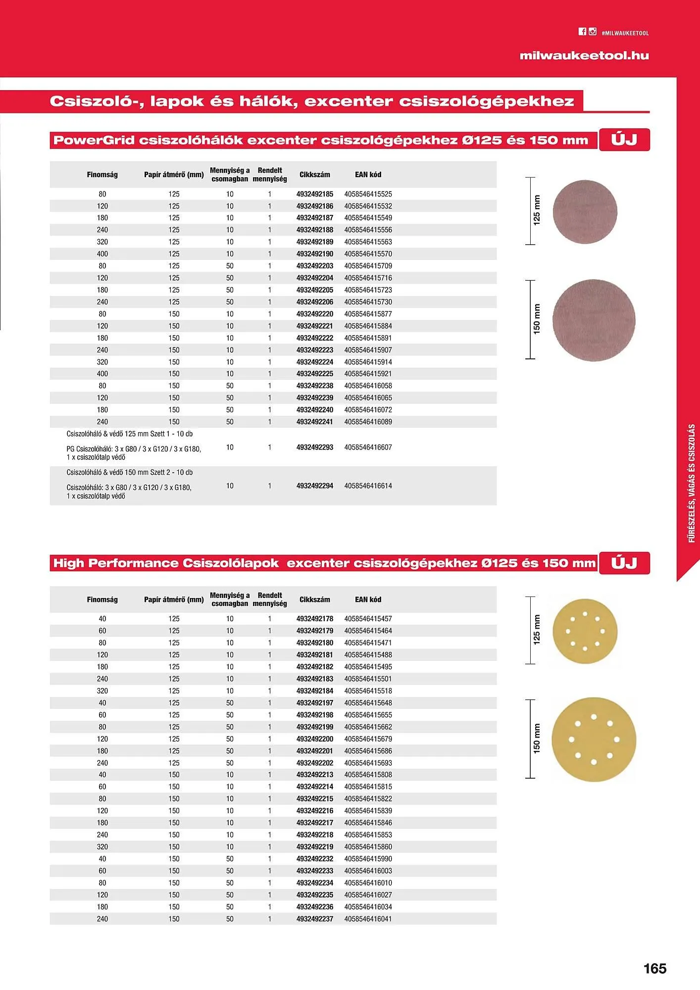 Katalógus Milwaukeetool akciós újság augusztus 14.-tól december 31.-ig 2024. - Oldal 165