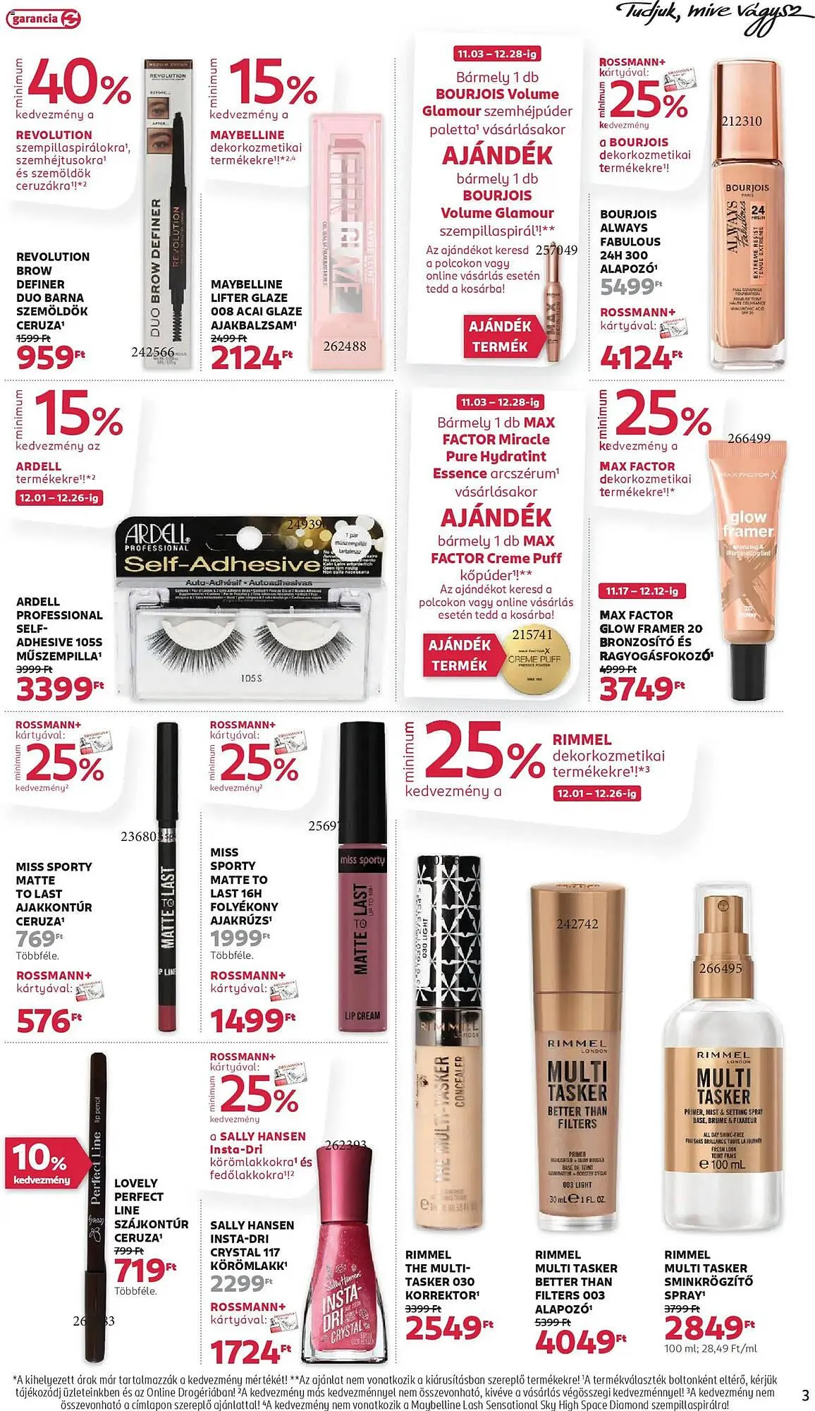 Katalógus Rossmann akciós újság december 1.-tól december 12.-ig 2025. - Oldal 3