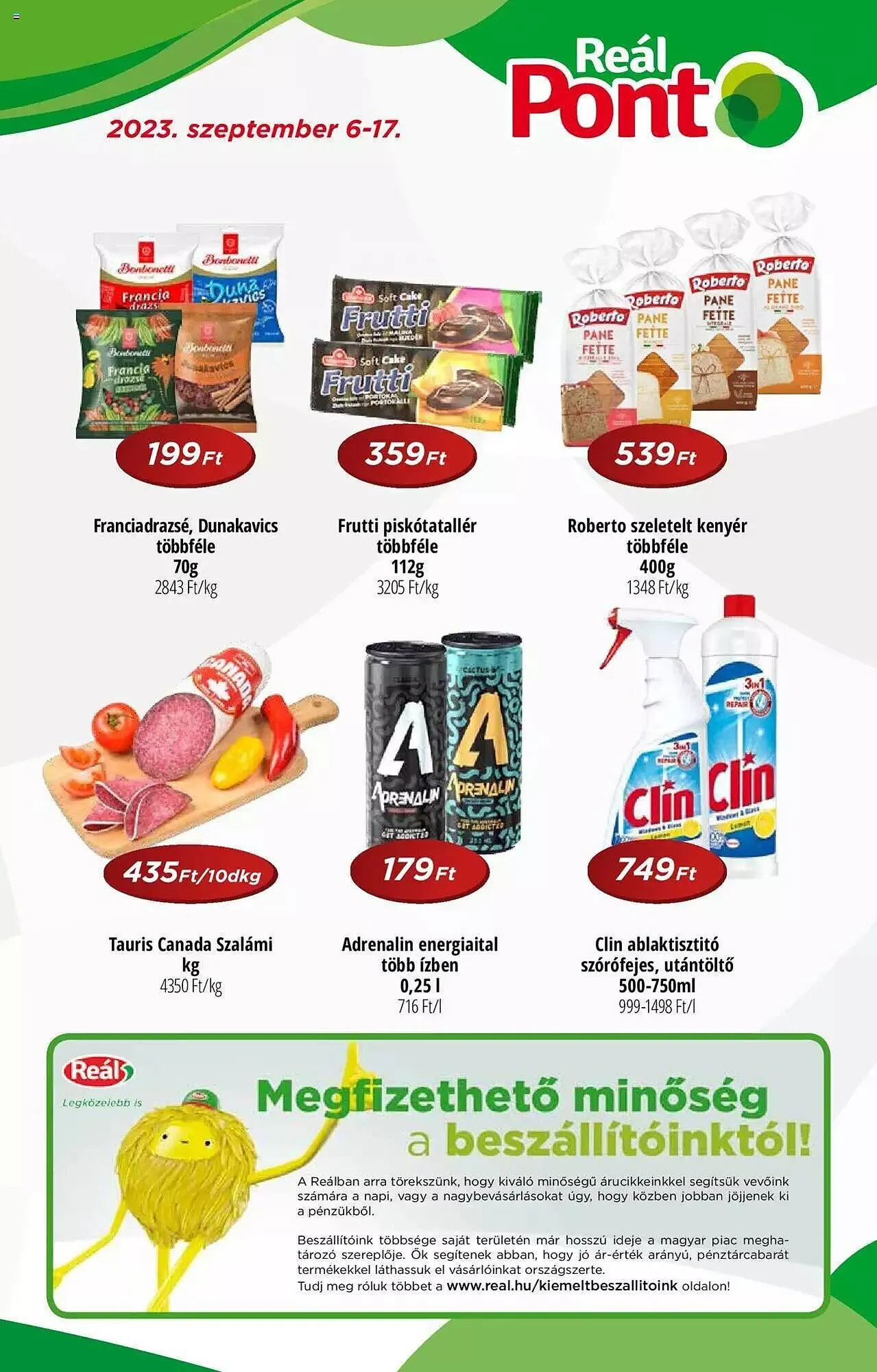 Katalógus Real akciós újság szeptember 6.-tól szeptember 17.-ig 2023. - Oldal 1