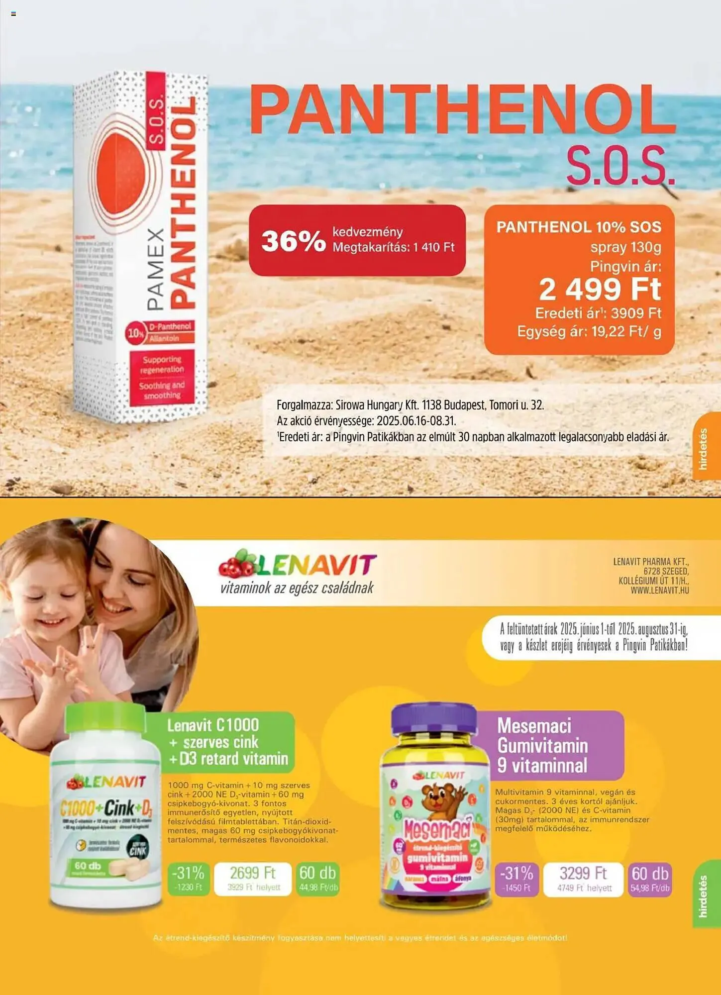 Katalógus Pingvin Patika akciós újság augusztus 1.-tól augusztus 31.-ig 2025. - Oldal 11