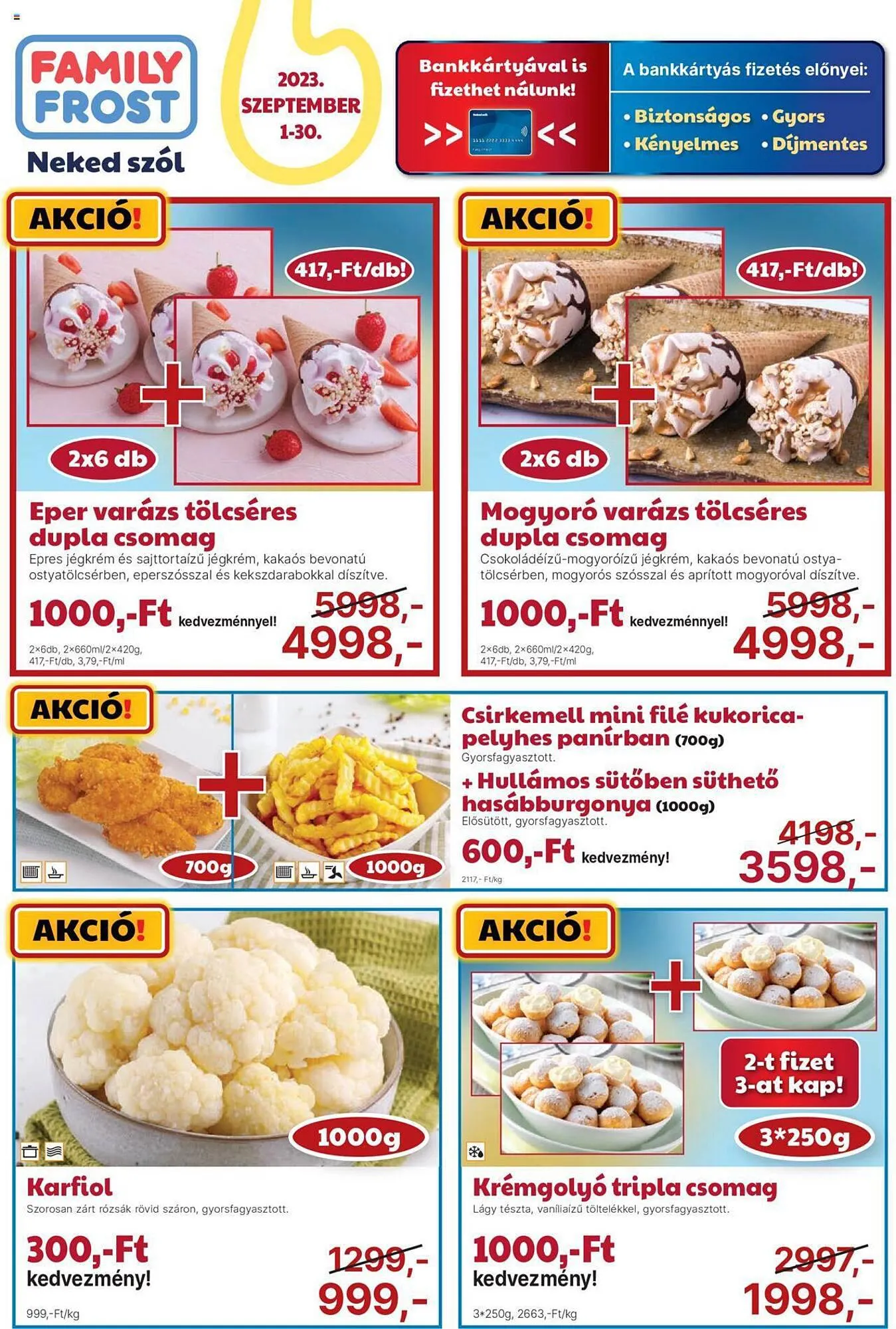 Katalógus Family Frost akciós újság szeptember 1.-tól szeptember 30.-ig 2023. - Oldal 1