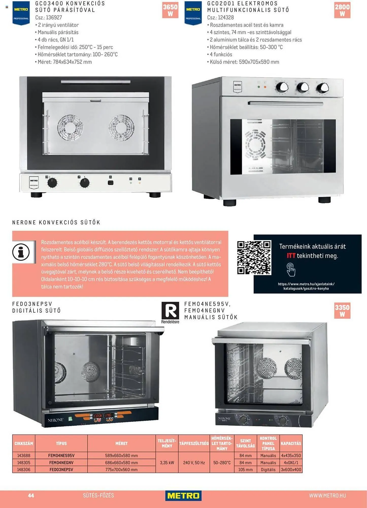 Katalógus Metro Gasztro konyha katalógus akciós újság február 15.-tól február 29.-ig 2024. - Oldal 44