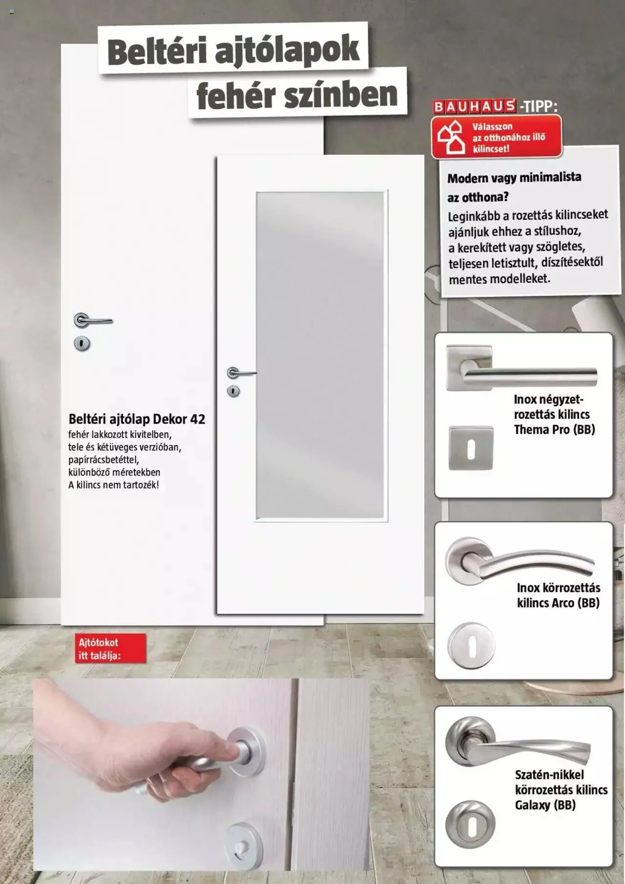 Katalógus Bauhaus - Ajtók és ablakok november 3.-tól december 31.-ig 2023. - Oldal 4